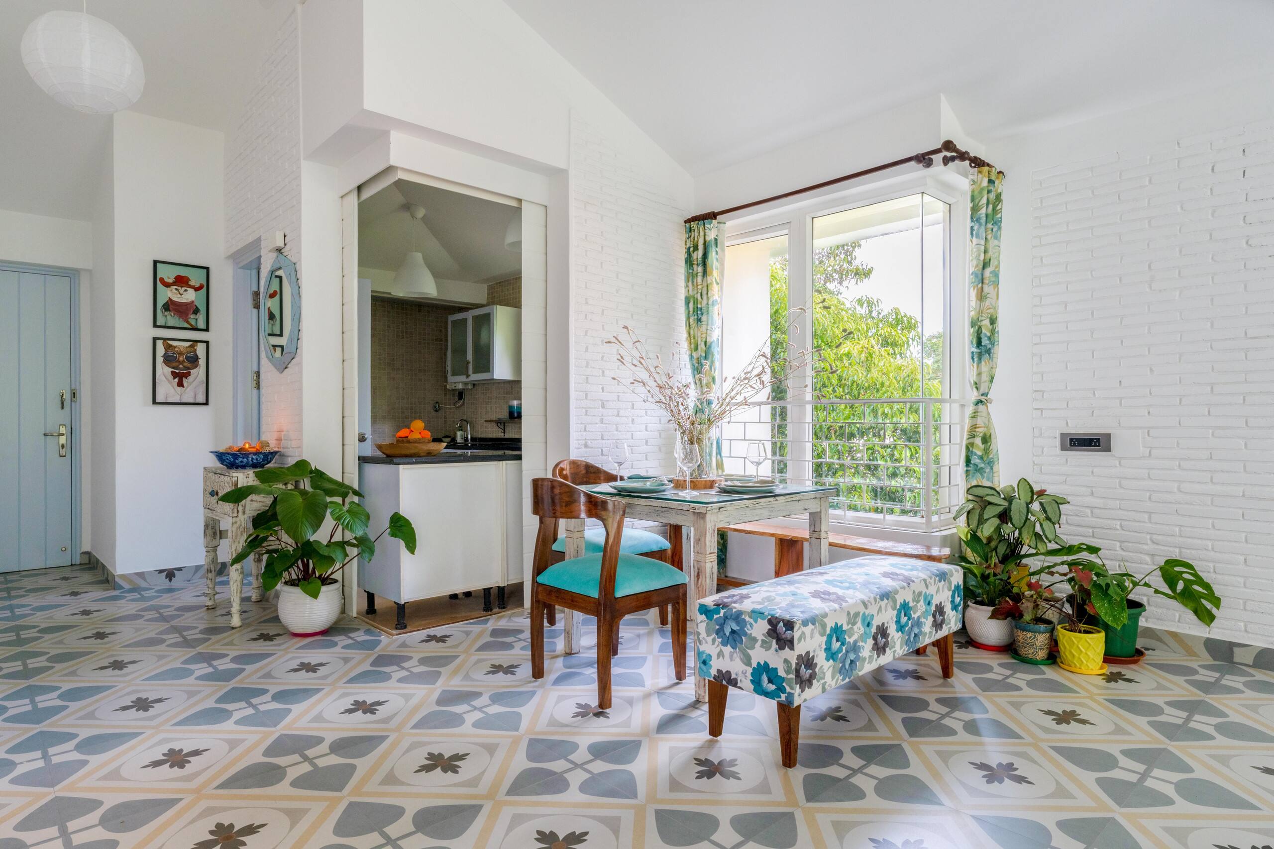 Sunny 2BHK getaway + 6 beers | Near Candolim 7