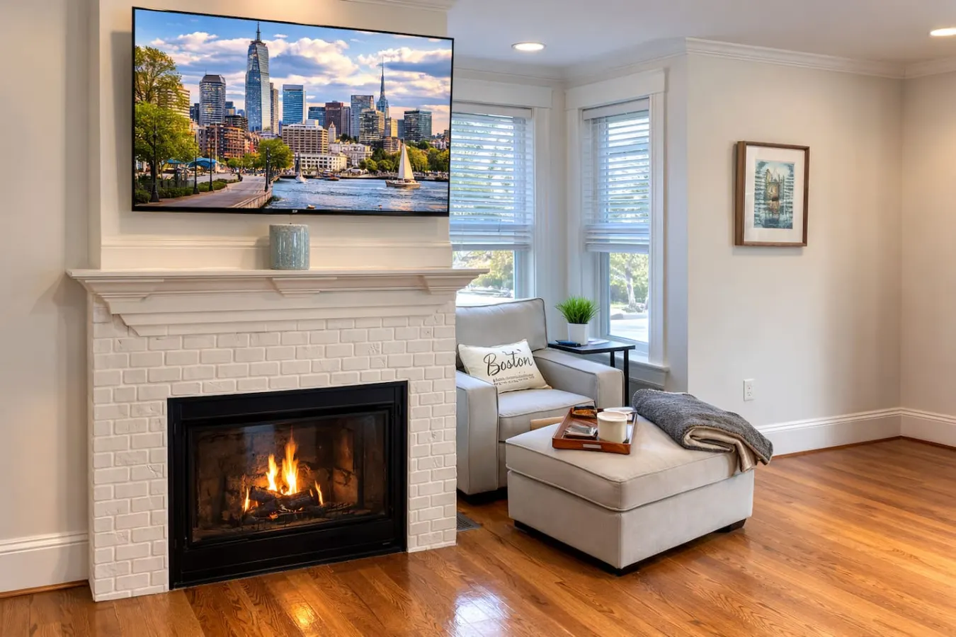 Bright Modern Condo 10 mins to Boston with Parking