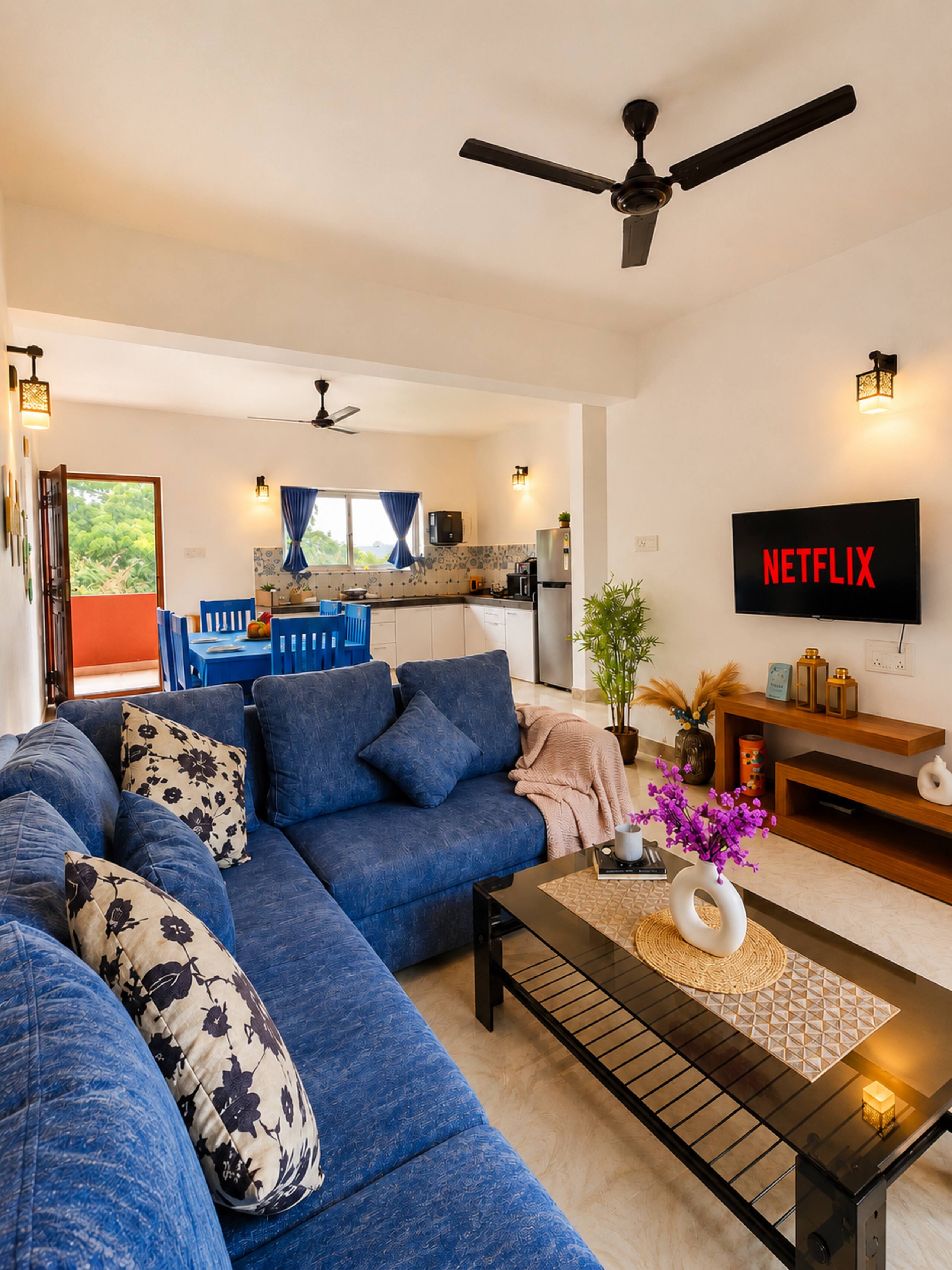 Sea Breeze 2BHK • 10 Mins to Palolem Beach