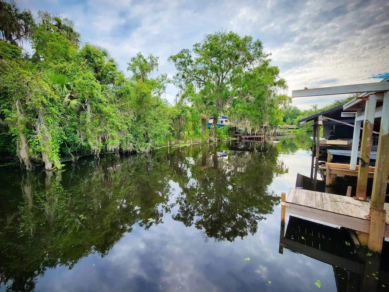 Astor Serene Riverfront Retreat with 2 boat slips and a dock