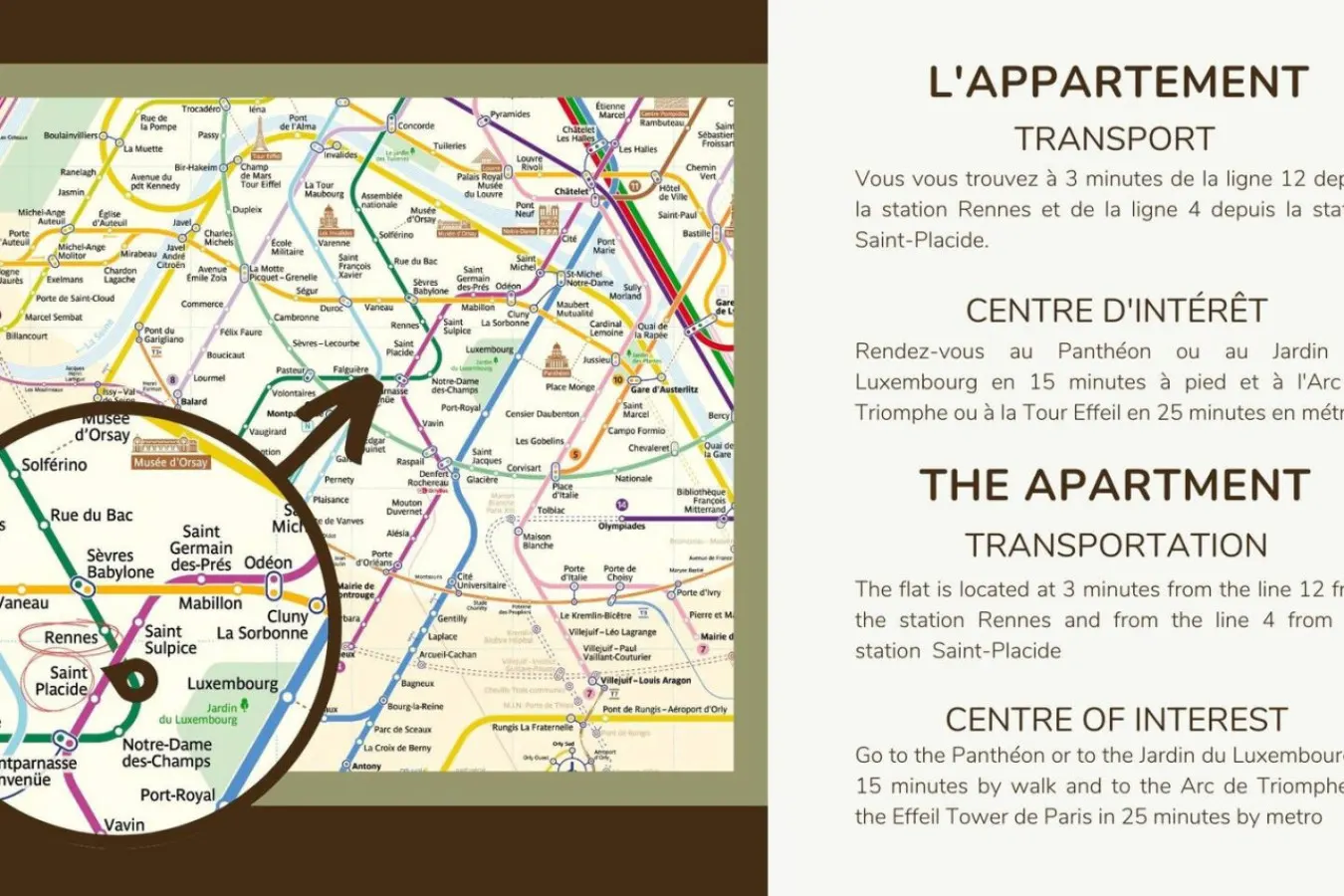 Studio 4pers Vaugirard Montparnasse Paris 6 13