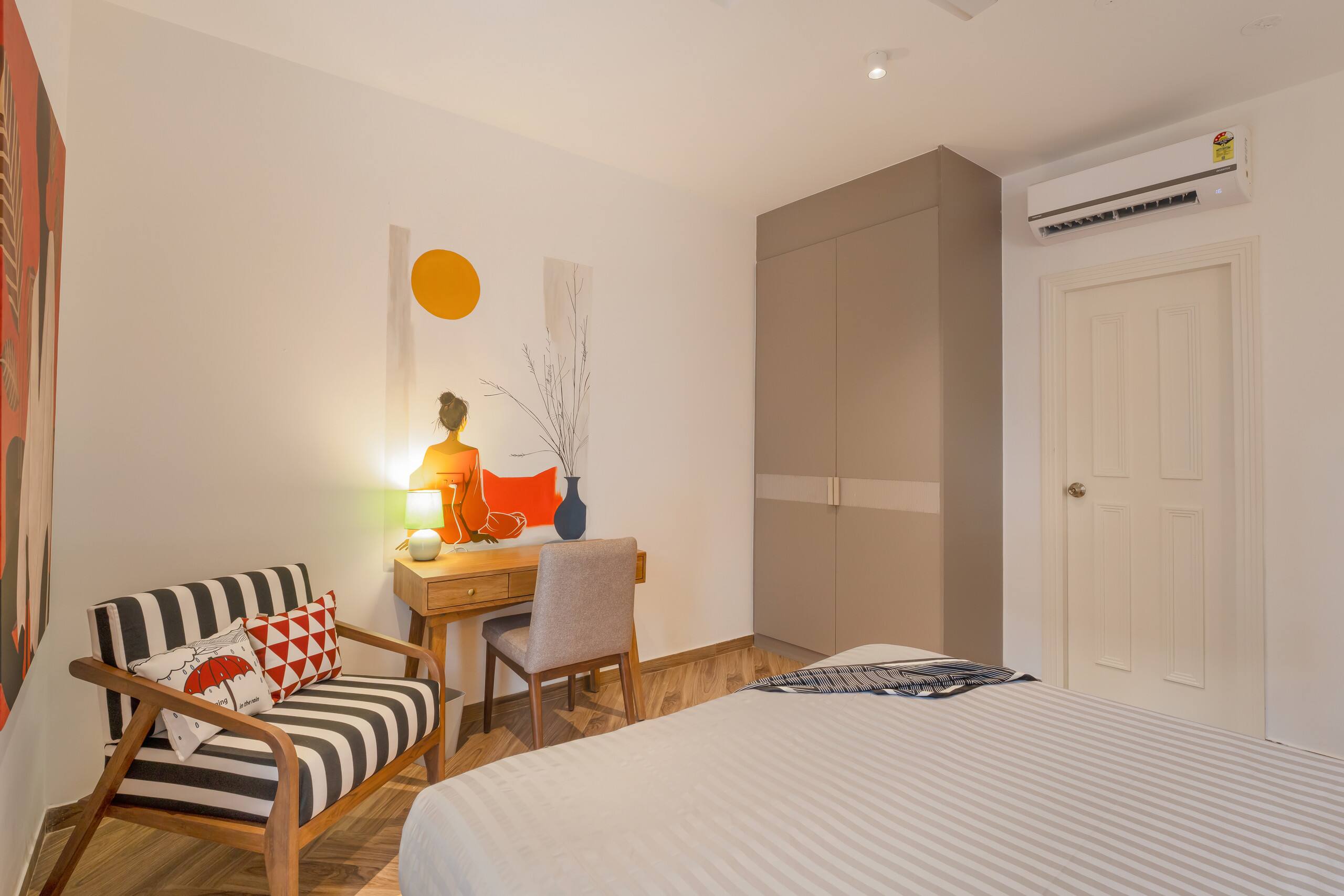 Vista Lumina 2bhk private pool 1km Calangute beach 17