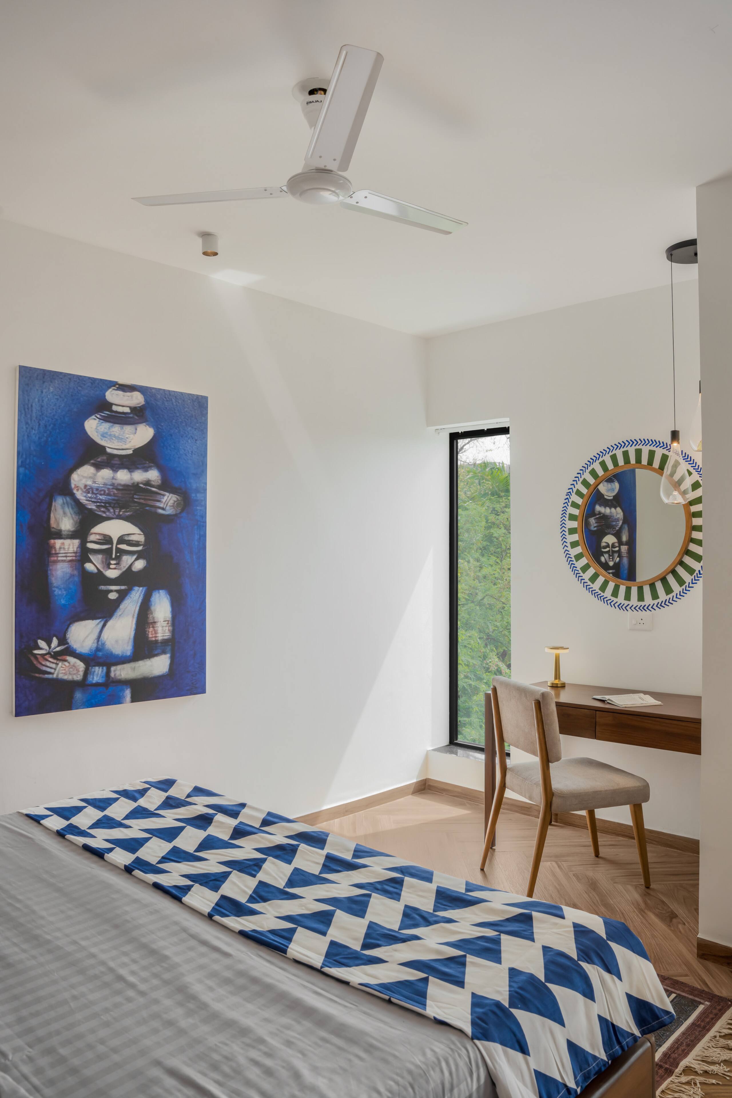 Vista Lumina 2bhk private pool 1km Calangute beach 19