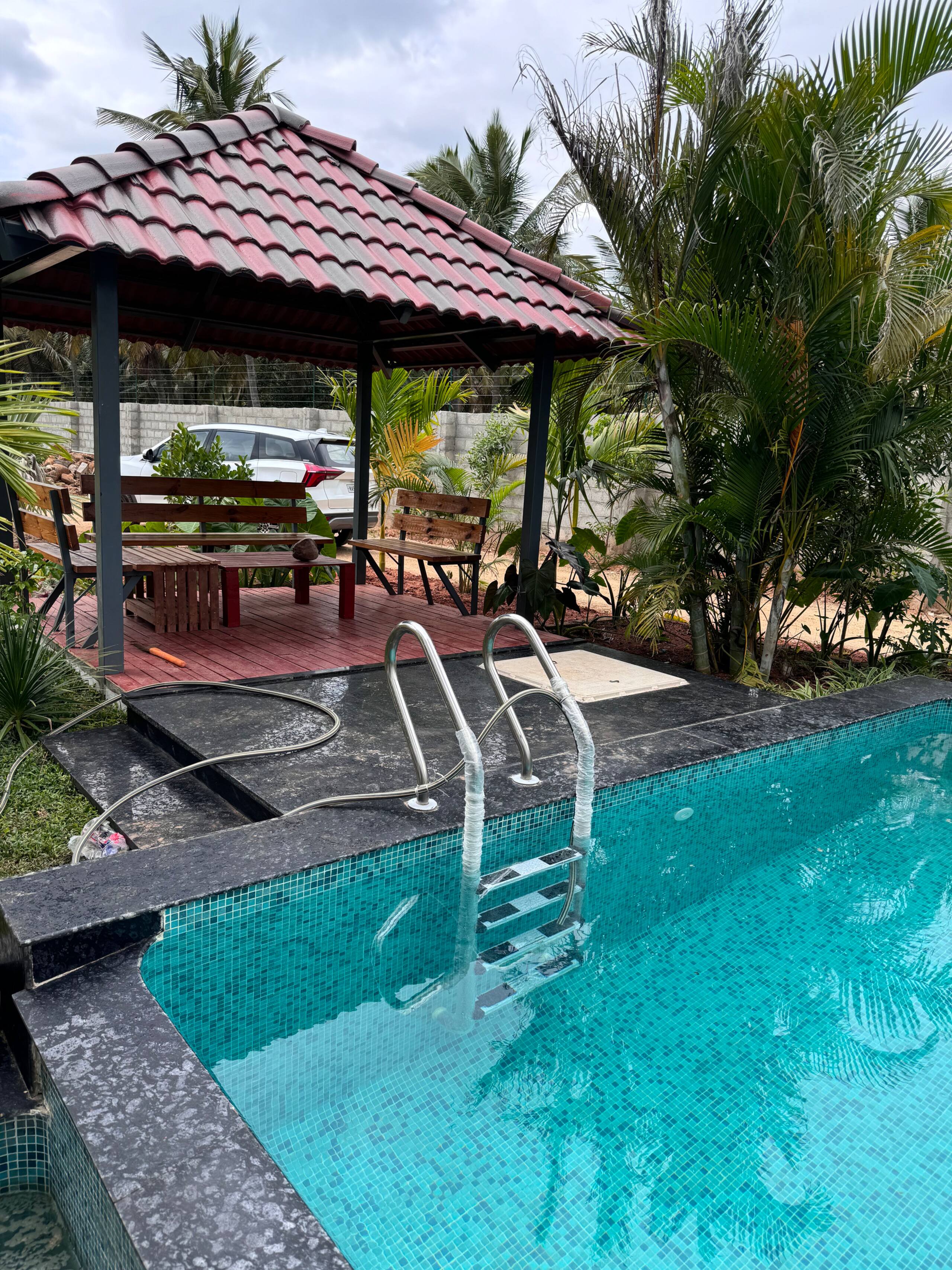 Bali style private Pool villa,2 bedrooms & kitchen 6