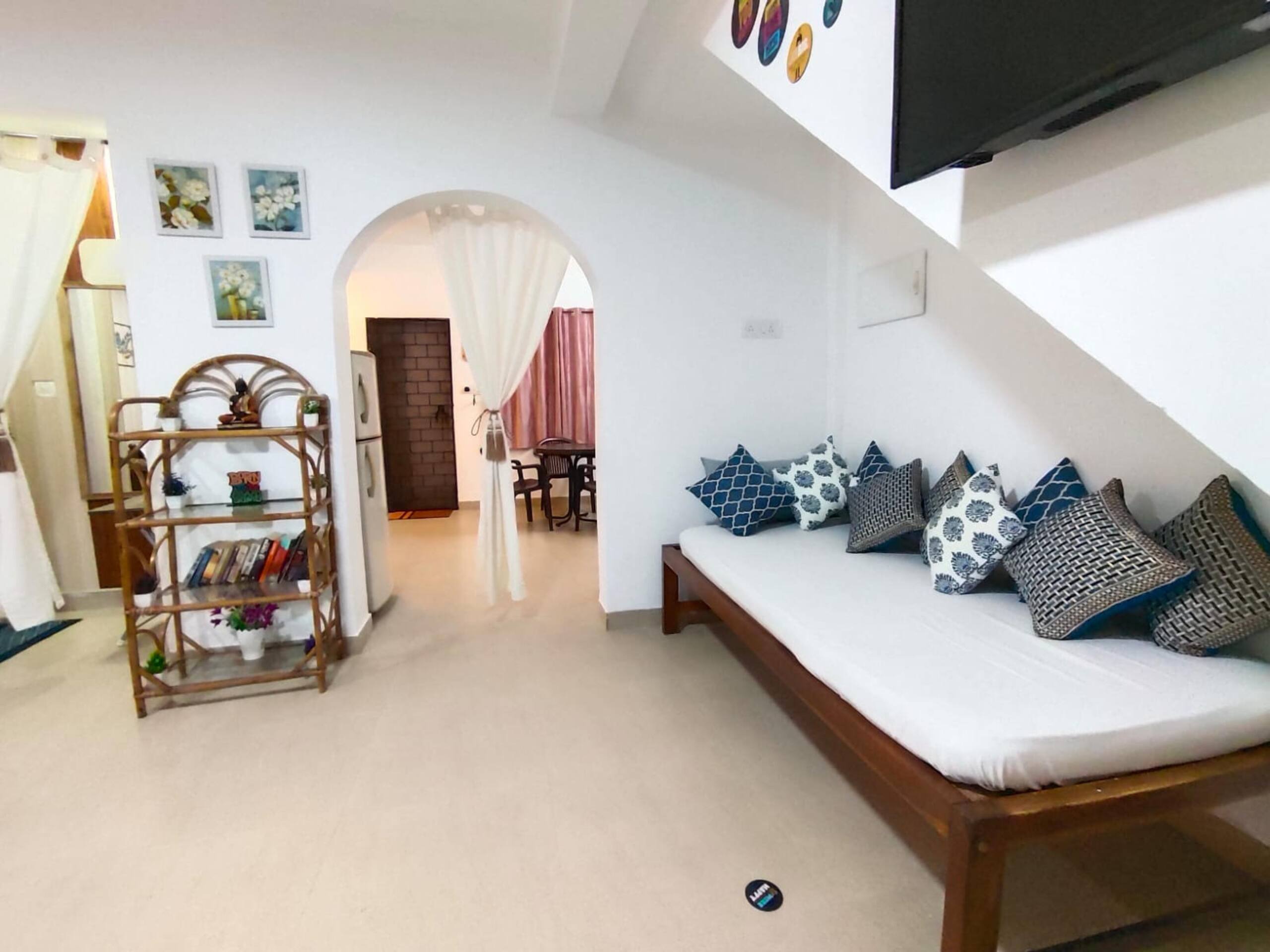 2bhk Candolim Pvt Villa Beach 450mtr WiFi Backup 10