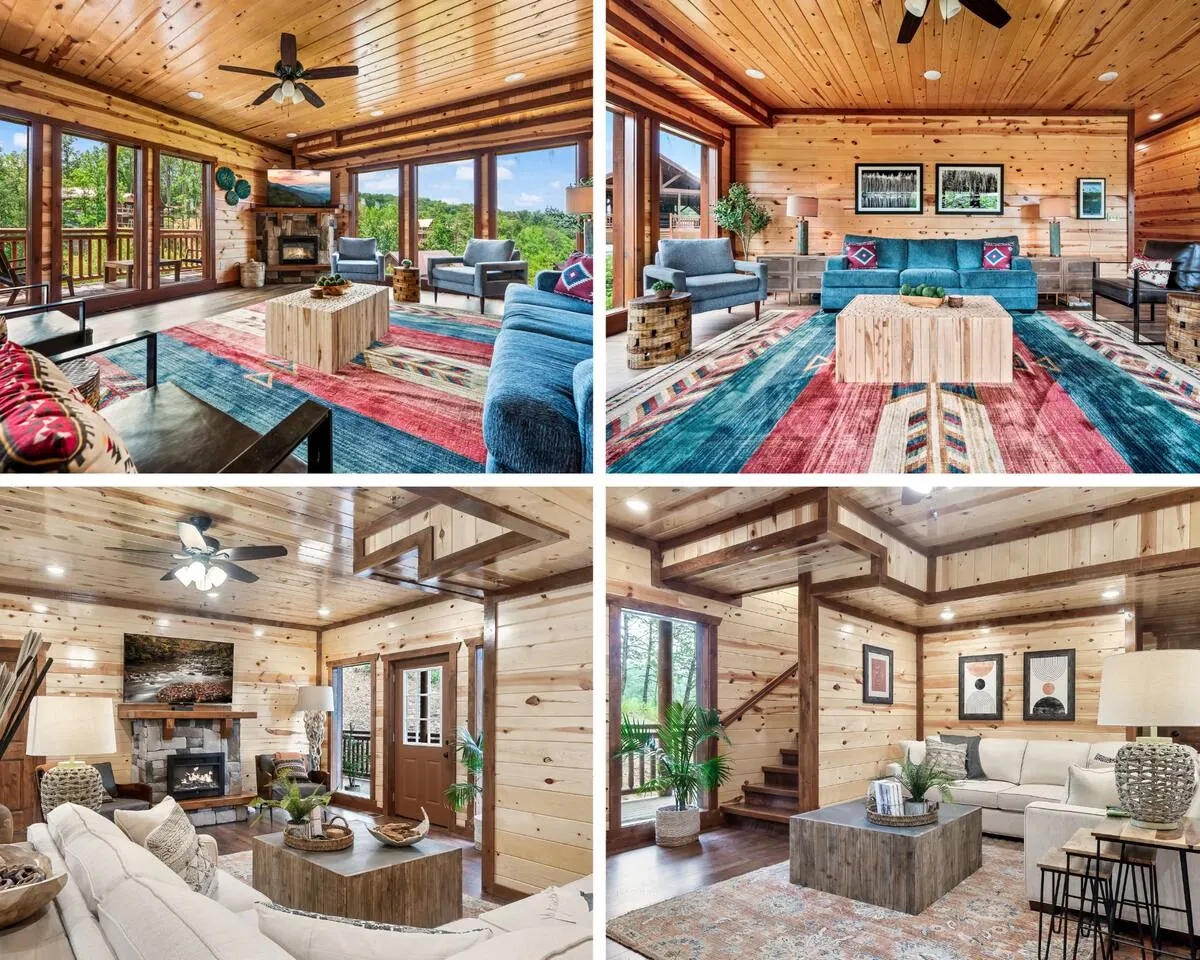 2 Giant Luxury Cabins Sleeps 40 2 HotTubs 2 Pools 9