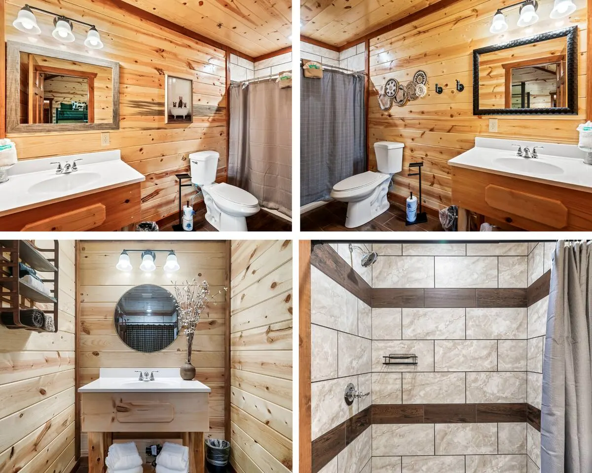 2 Giant Luxury Cabins Sleeps 40 2 HotTubs 2 Pools 14