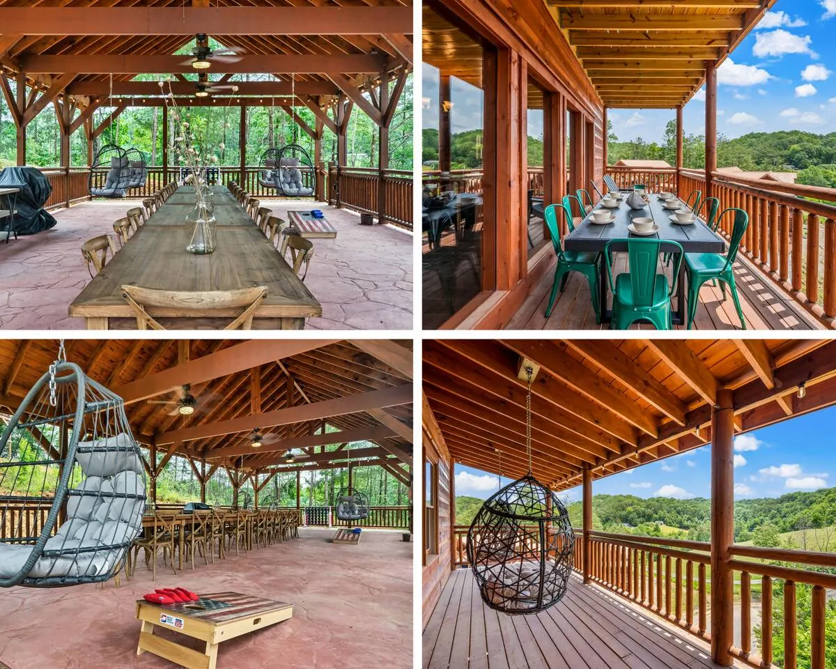 2 Giant Luxury Cabins Sleeps 40 2 HotTubs 2 Pools 4