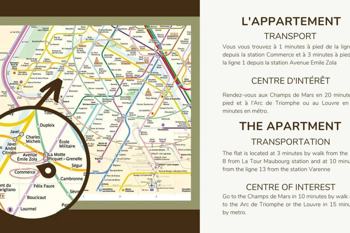 3G.Appart 6Pers#2 Chambres#Commerce#Paris 15#AC 4