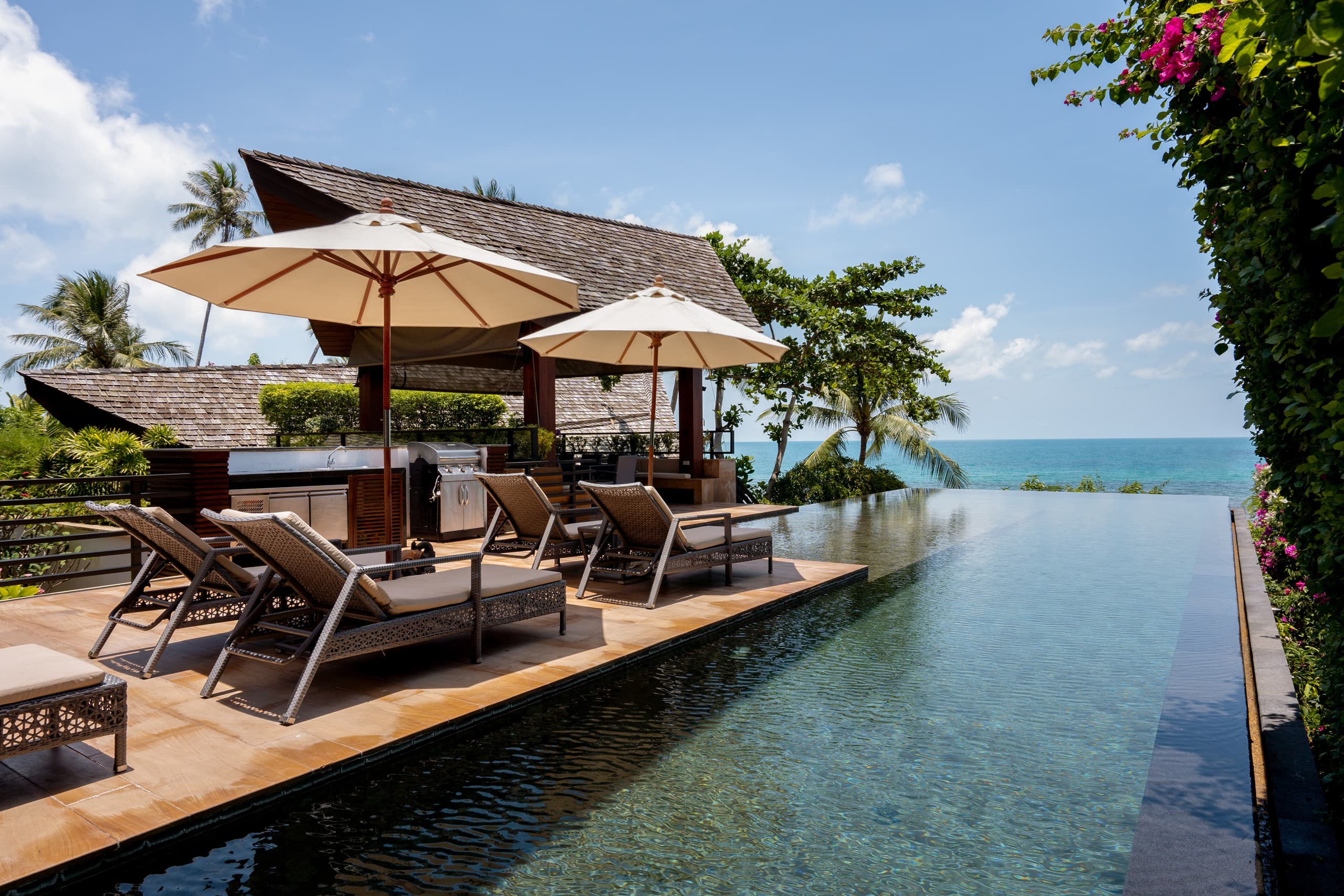 Baan Hinyai: Full Service, Chef, Beachfront, Pool 8