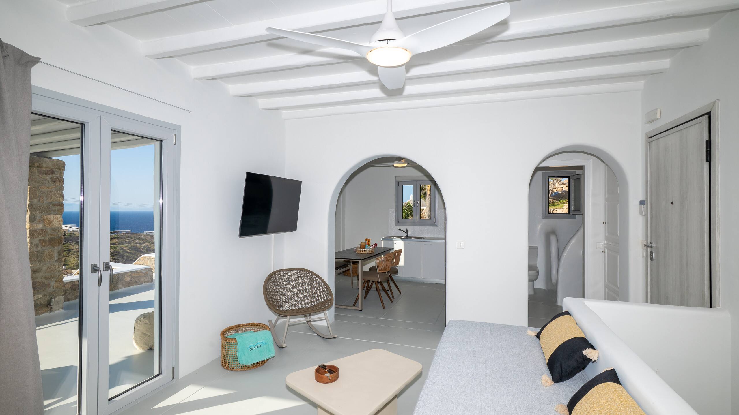 Cavo blue villas 5 Aegean dream with shared pool 14