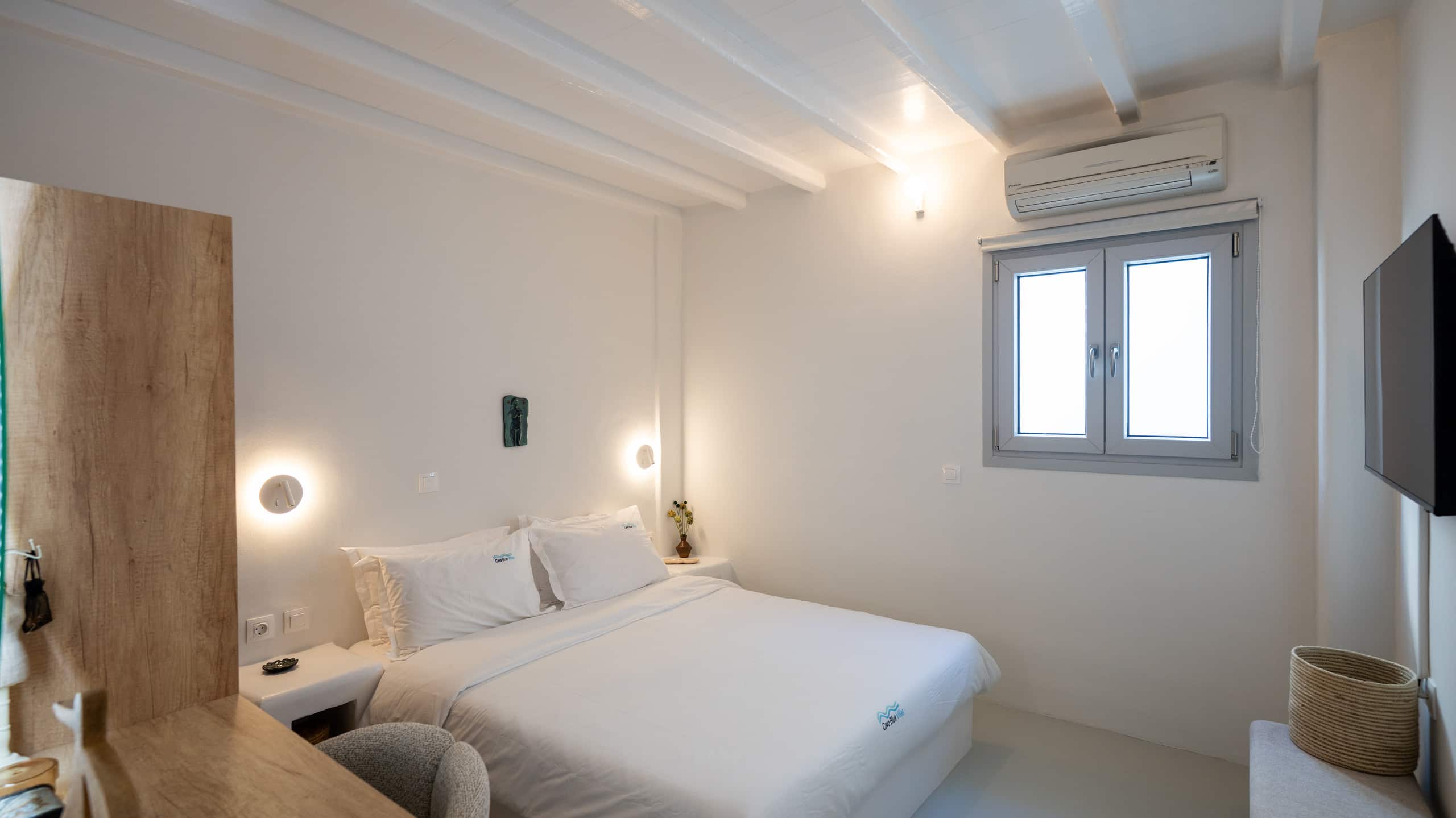 Cavo blue villas 5 Aegean dream with shared pool 38