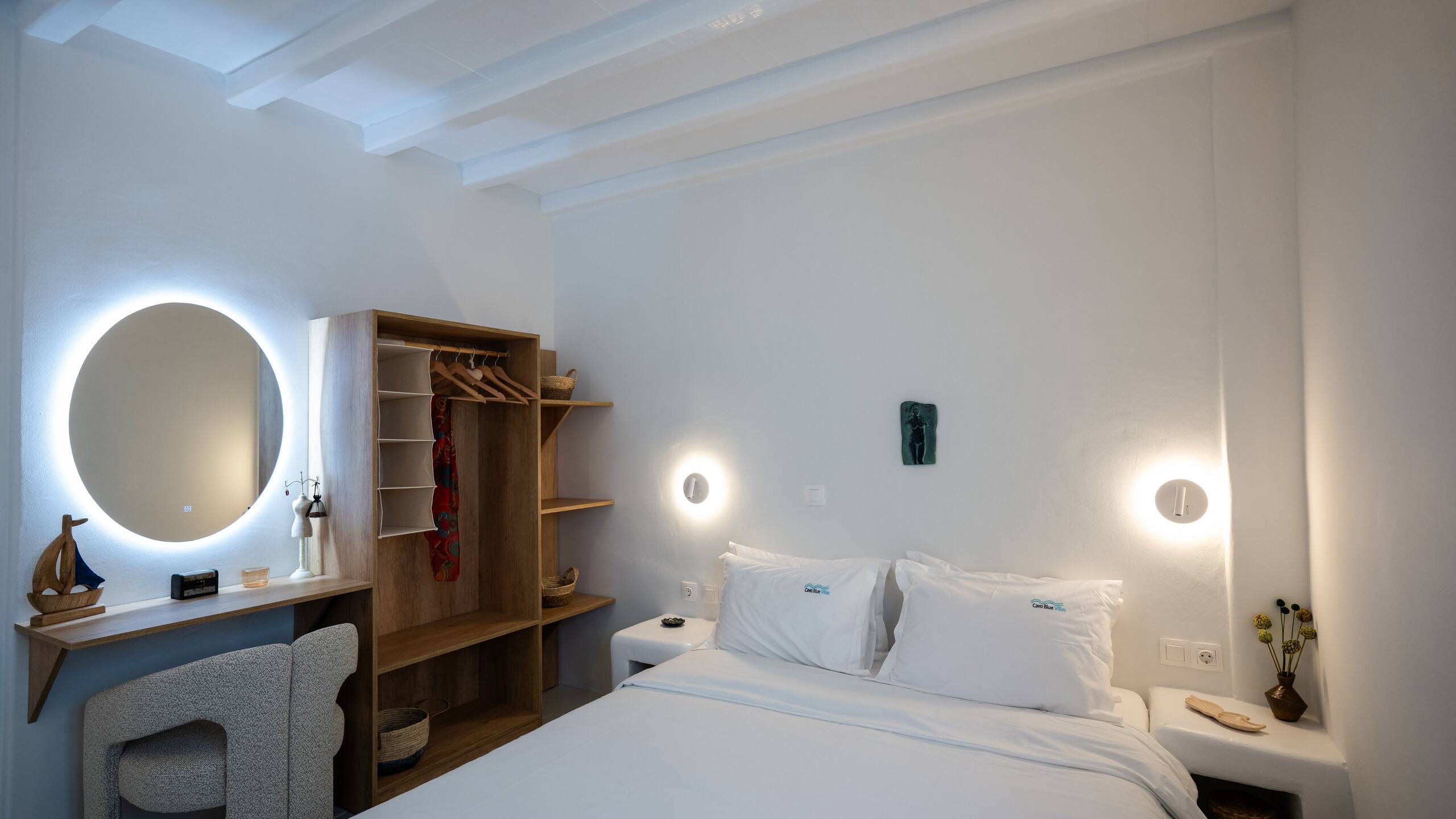 Cavo blue villas 5 Aegean dream with shared pool 40