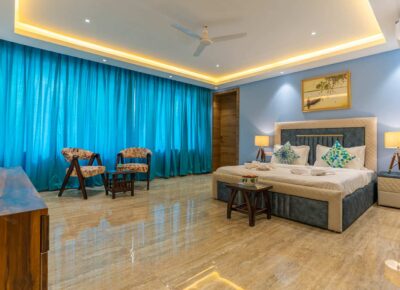 Private Pool Villa at Baga Creek, 5 min to Beach 7