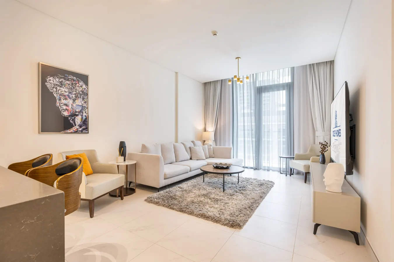 Elegant District One Home with Skyline View