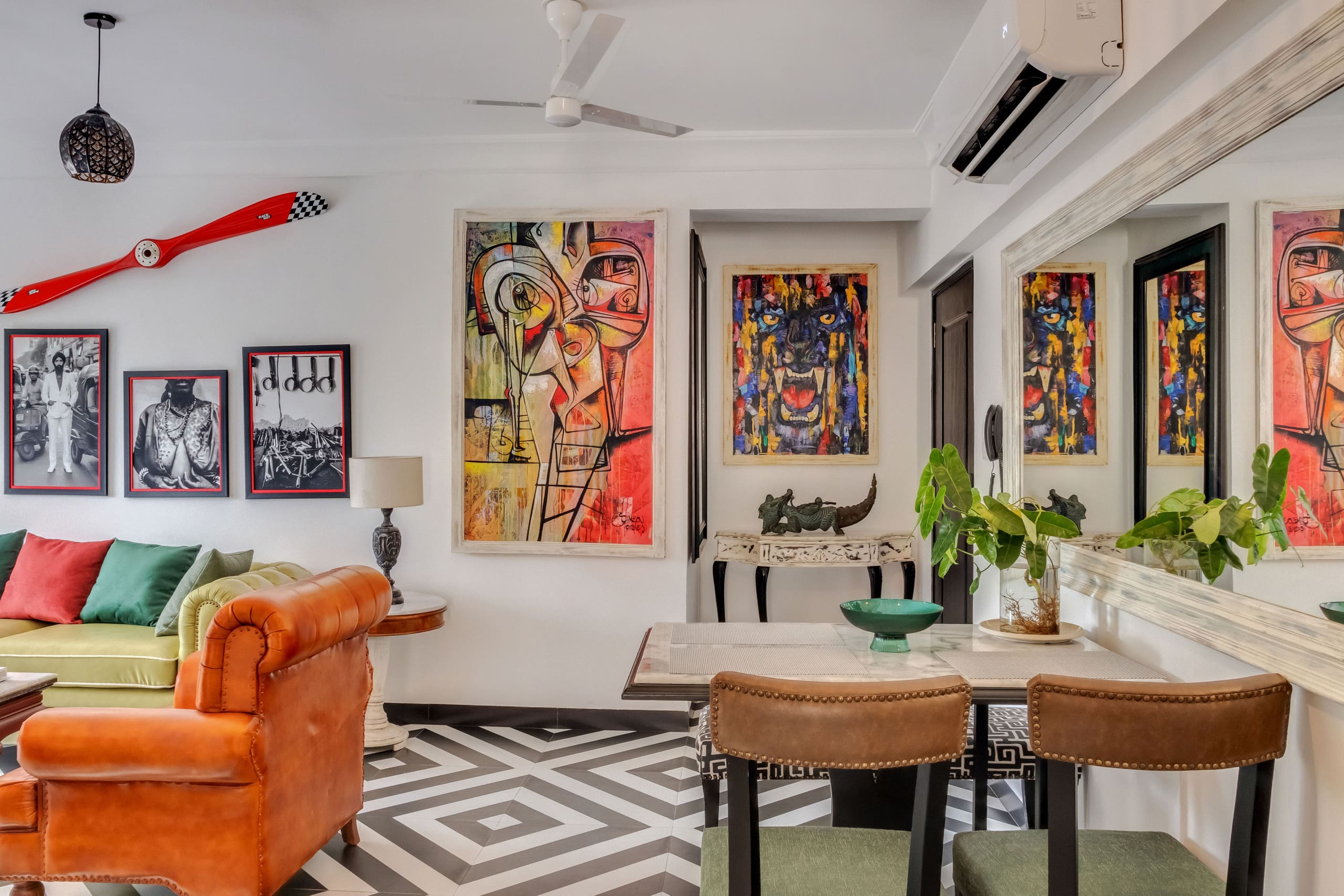 Unique 2BHK | 2 min to Beach | Rooftop Pool & Gym 10
