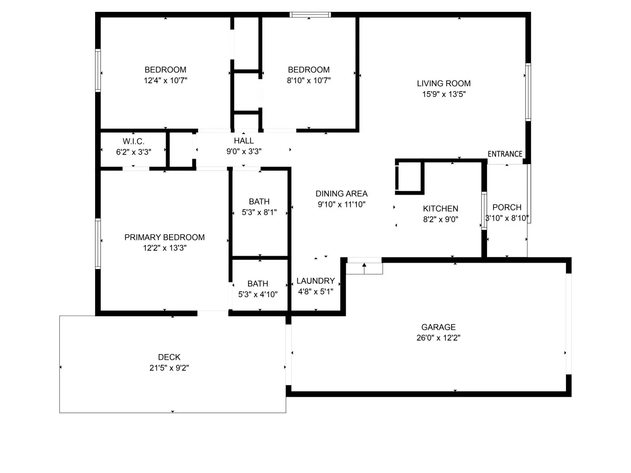 Main Retreat w/ King Bed in Master, and has Garage 8