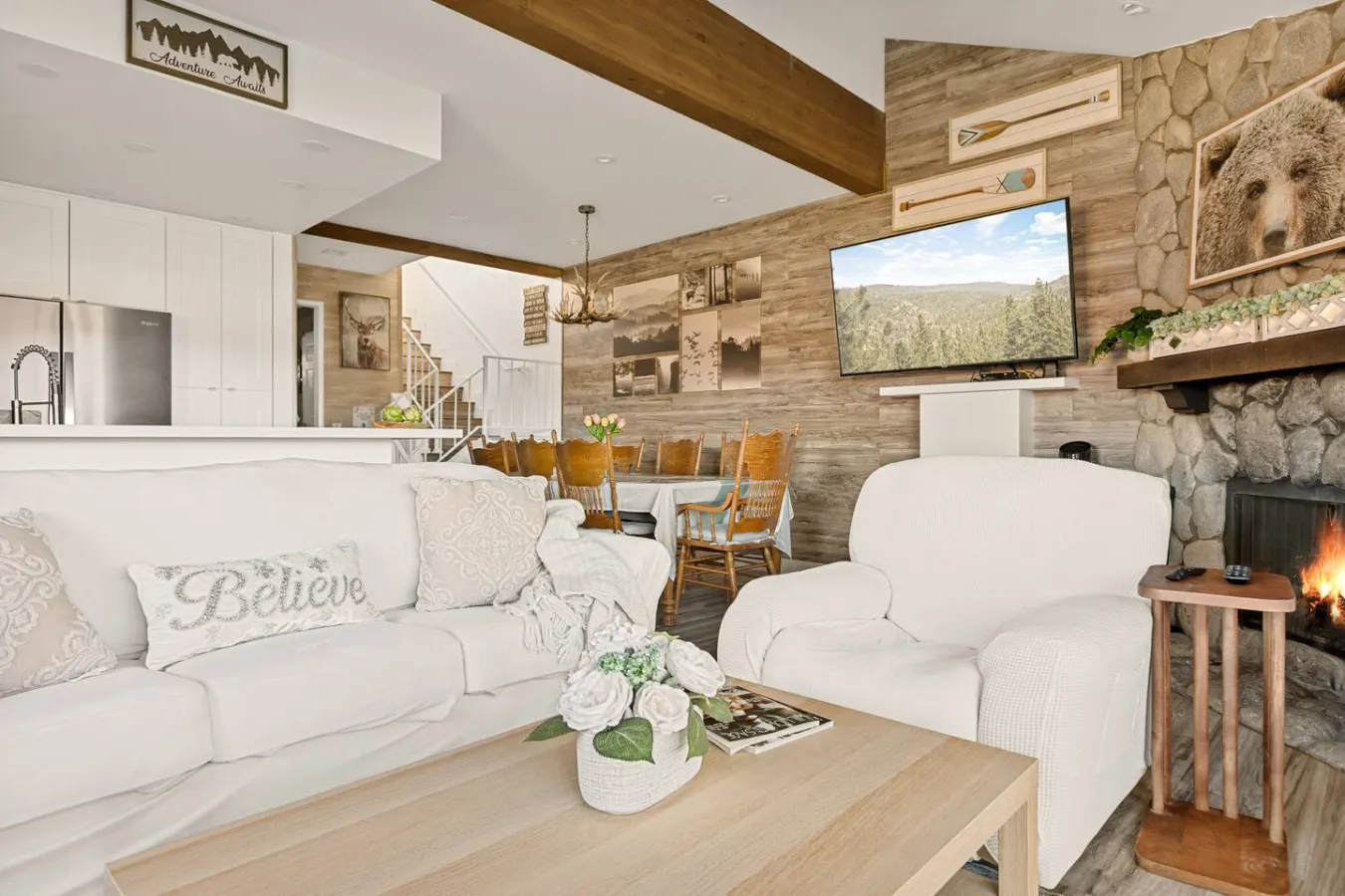 Cozy Lakefront Retreat w Views & Fireplace — photo 2