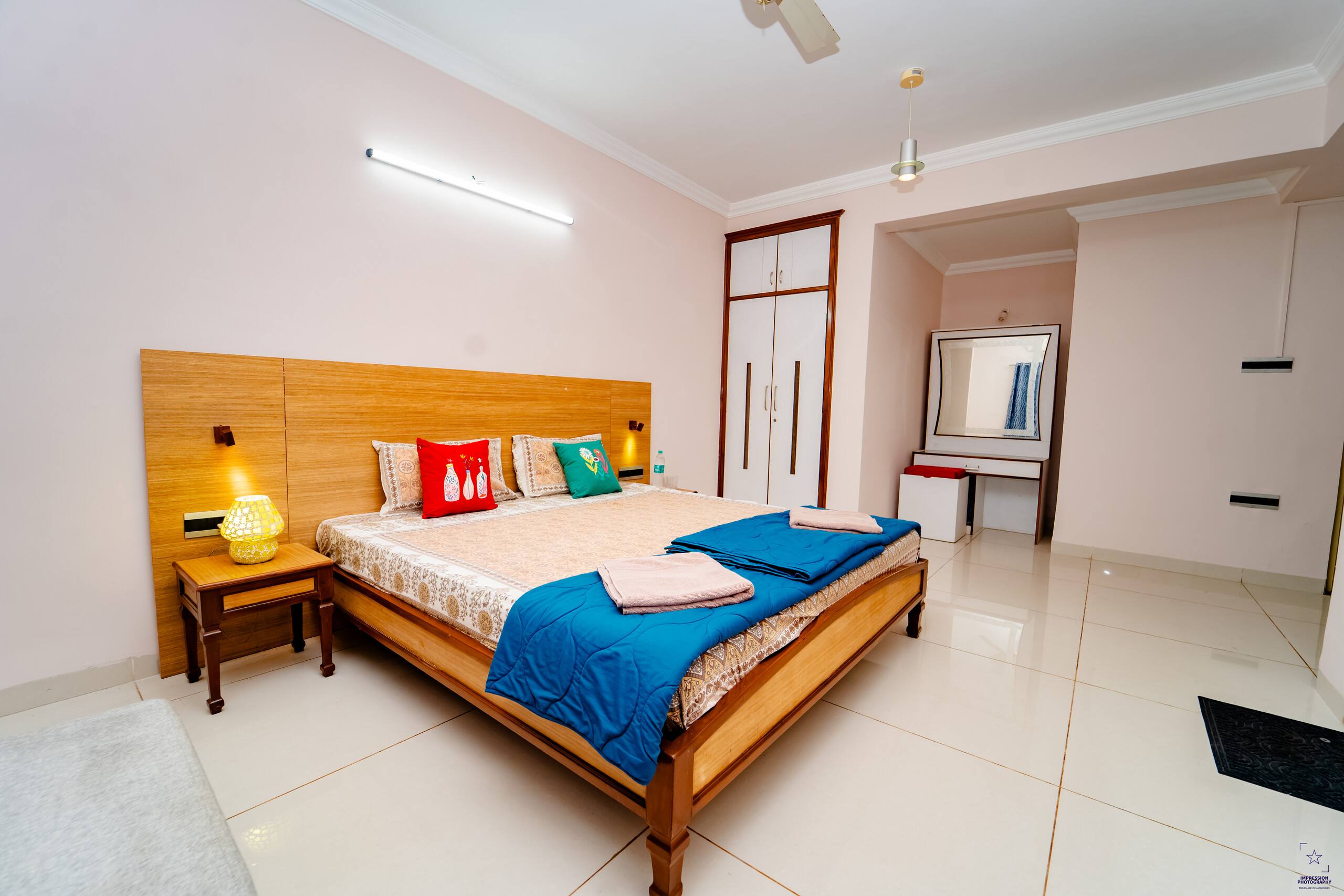 Pool view ground floor 2 BHK,6 guests,Near beaches 6