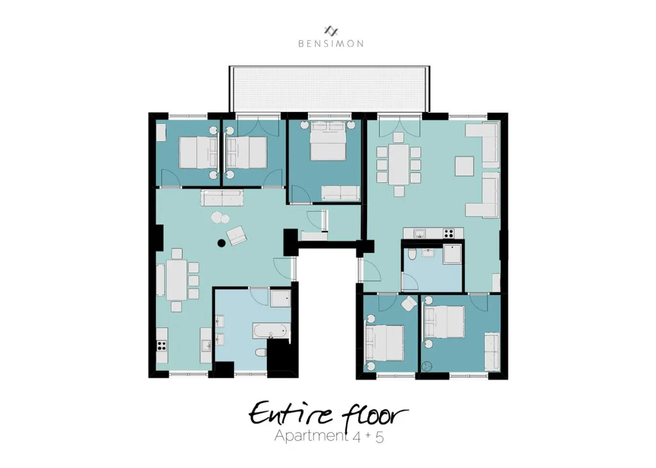 195 SQM & 5 BR // ENTIRE FLOOR: MAX 21 PERSON — photo 2