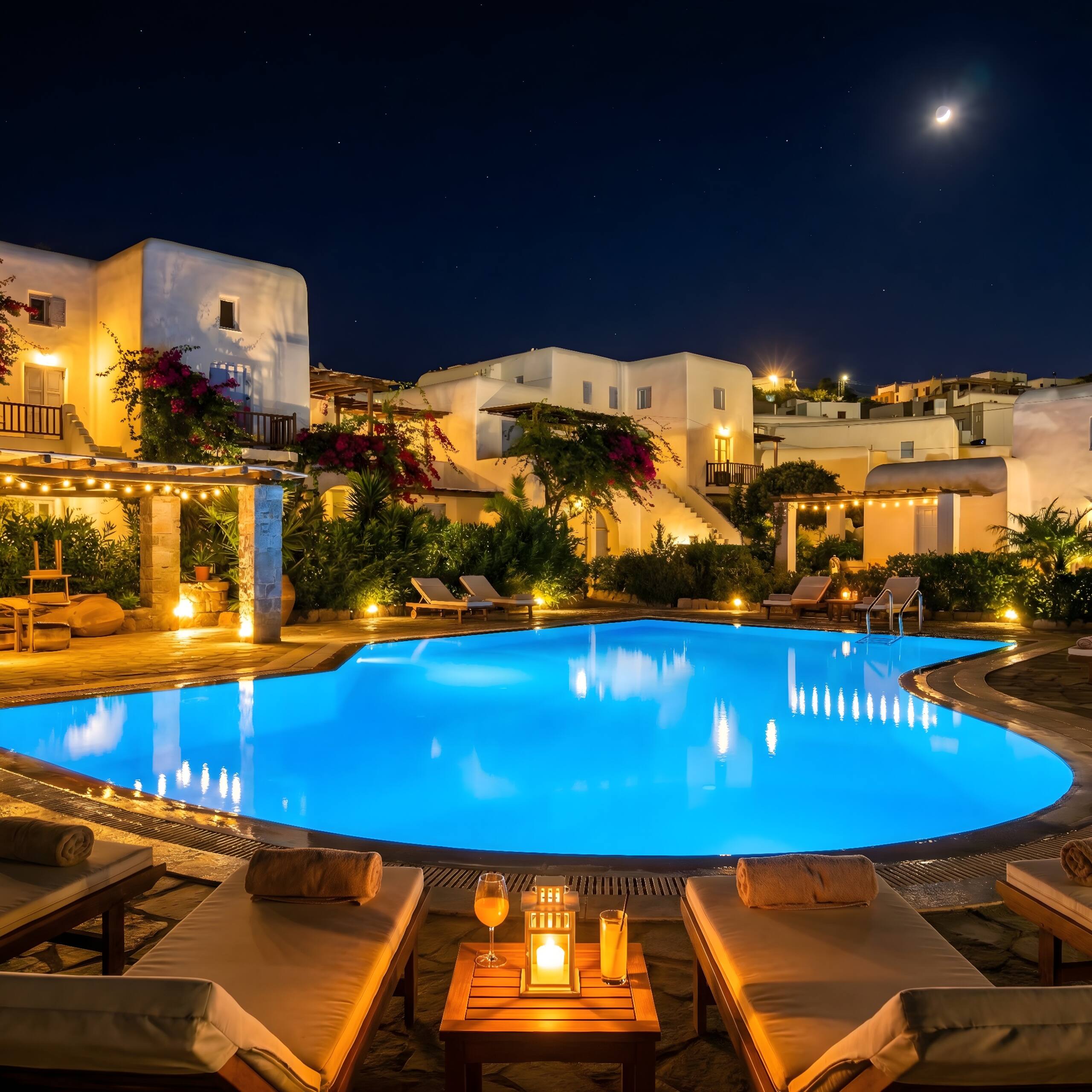Mykonos Ornos Pleiades Villa with Pool
