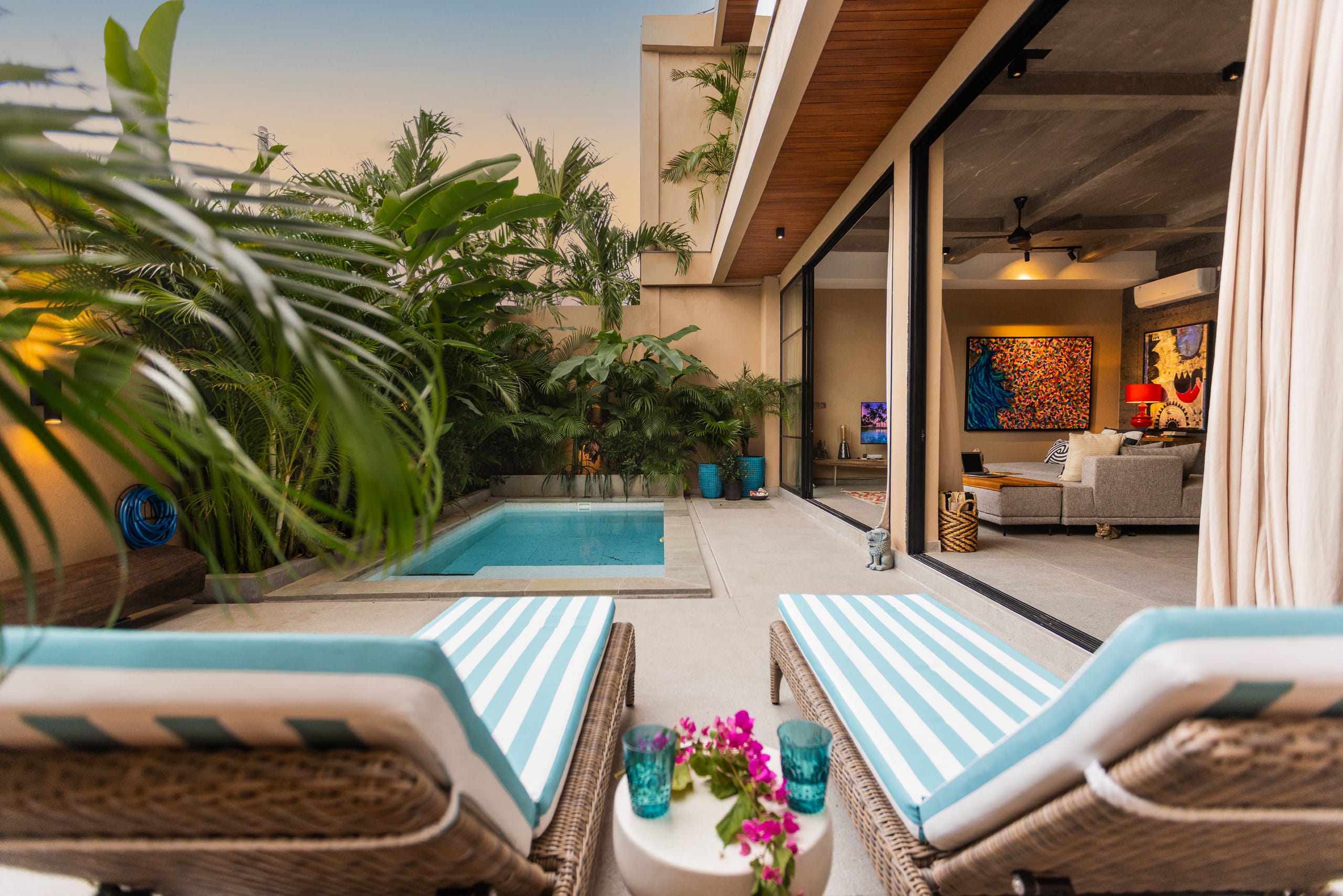 Central Seminyak-1BR DUNE Design Villa privet pool 1