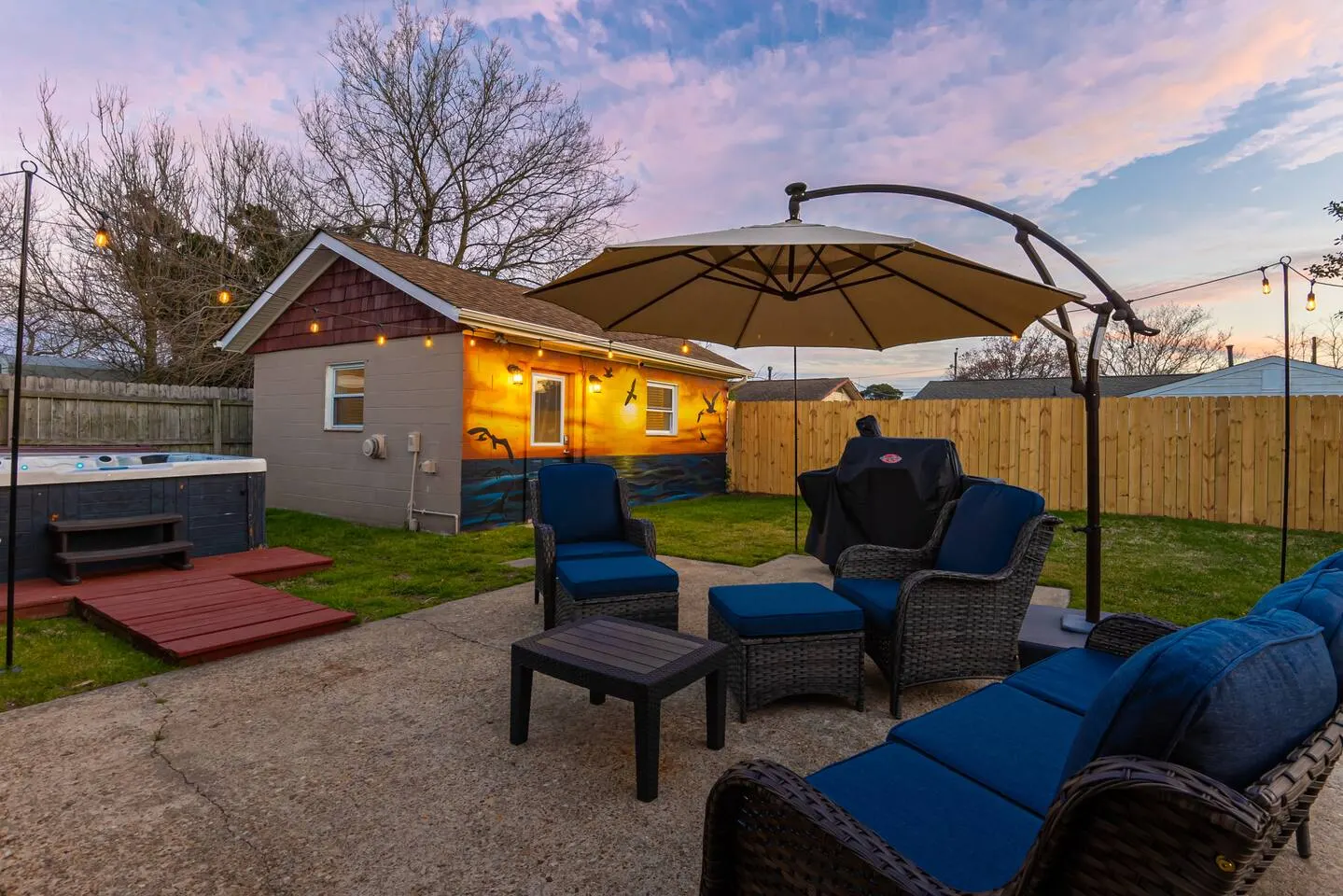 1 Block to Beach Hot Tub Fire Pit Game Room 6