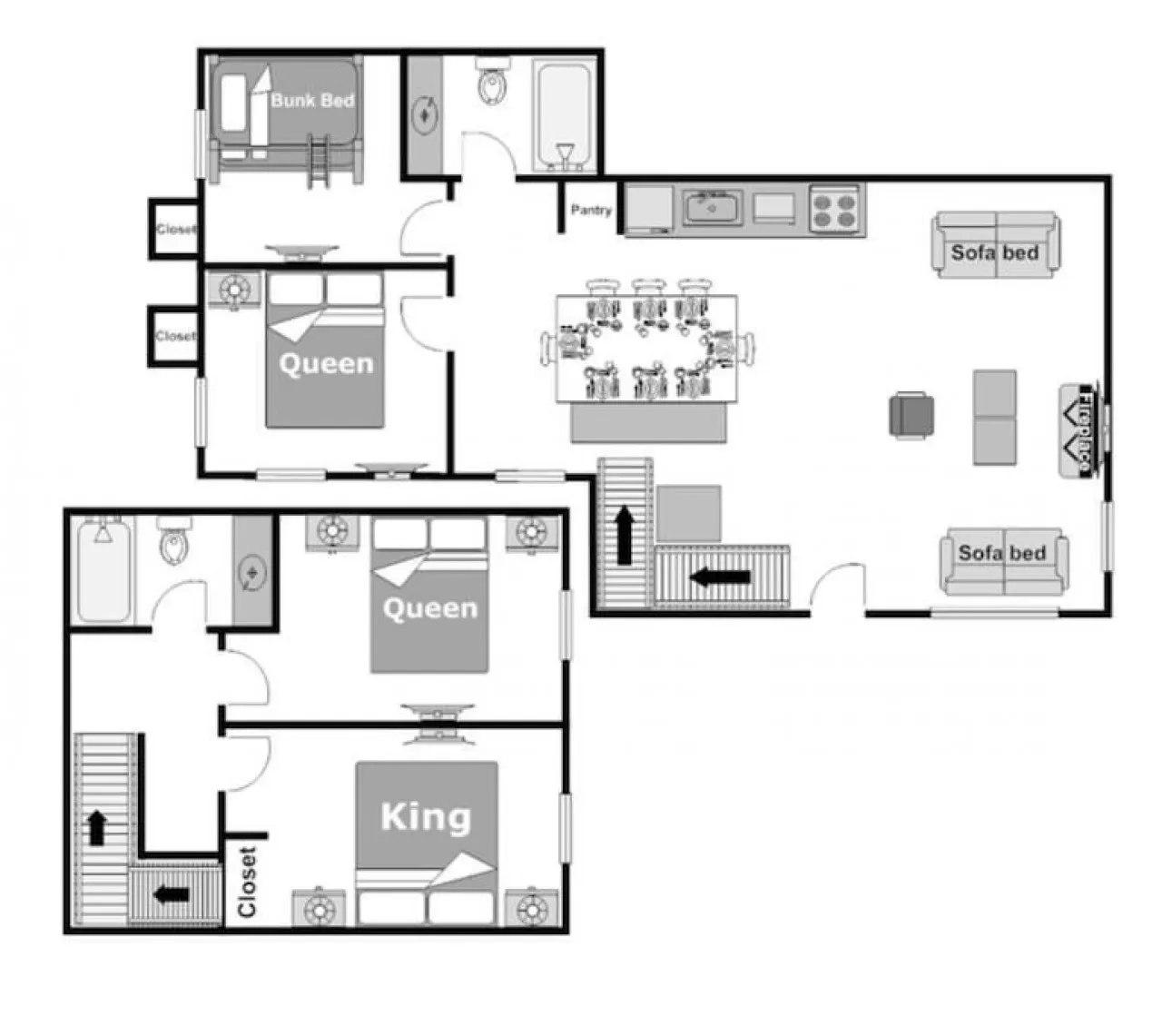 Quiet 4 Bedroom MTN Condo Hot Tub Pool Gym Tennis 9