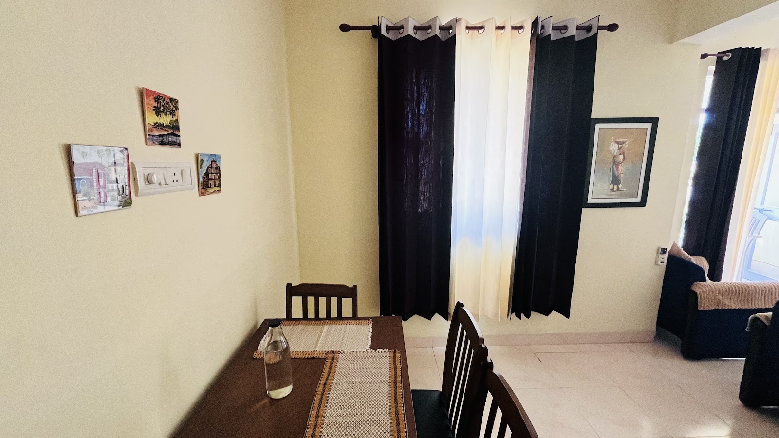 Suncatcher’s Nest 2- Spacious 1 BHK 5 min to Beach 10