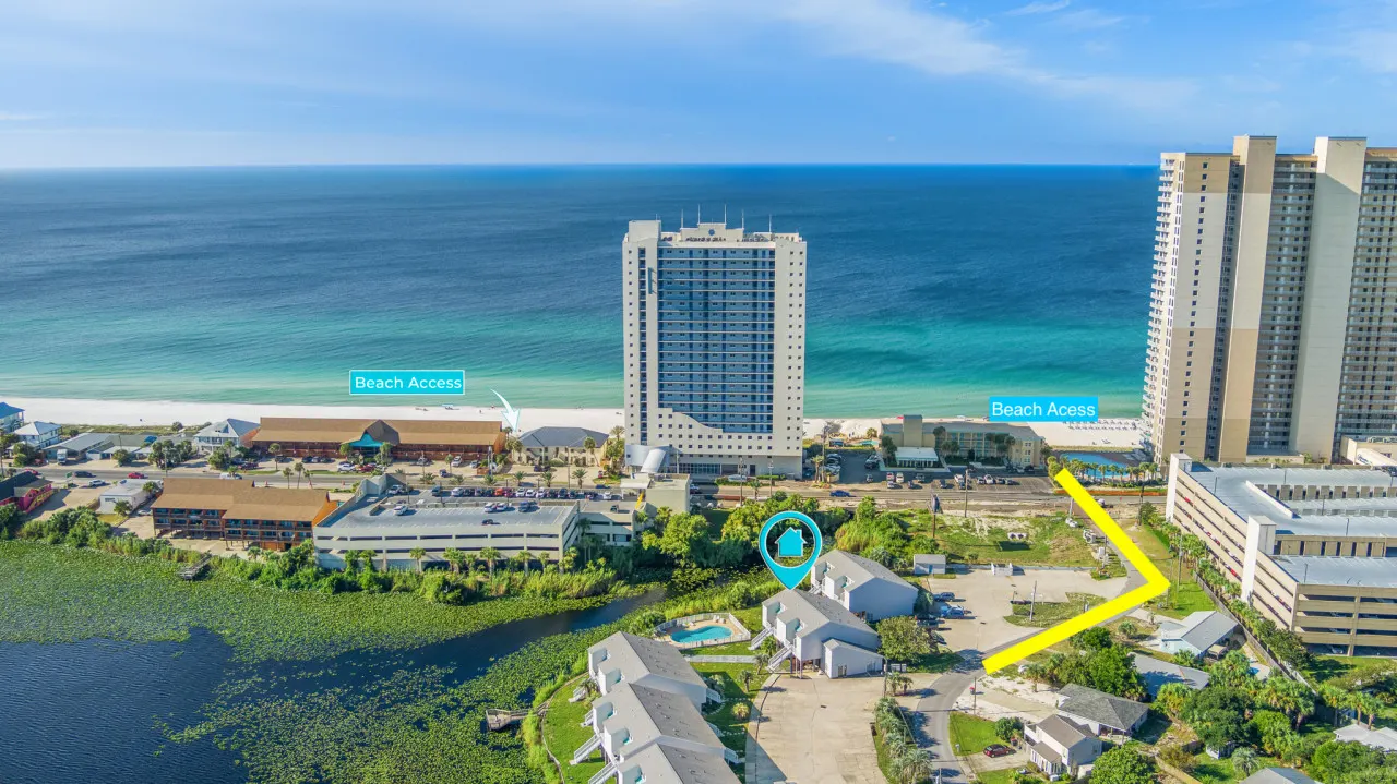 Gone Coastal ~ Private Pool + Lake Views, Near PCB Beach 4