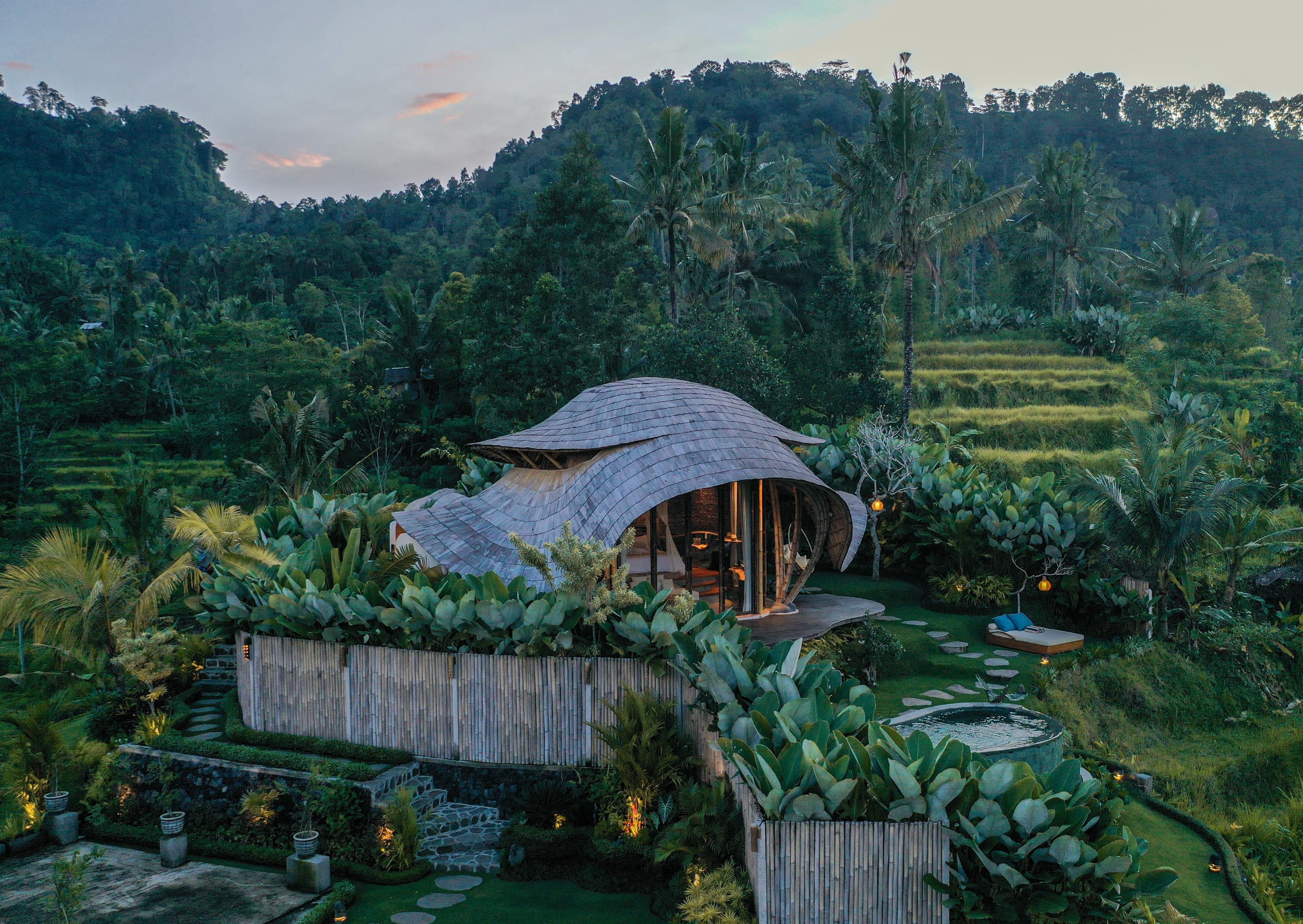 Vishala Bali | Panoramic Bamboo House in Sidemen 34