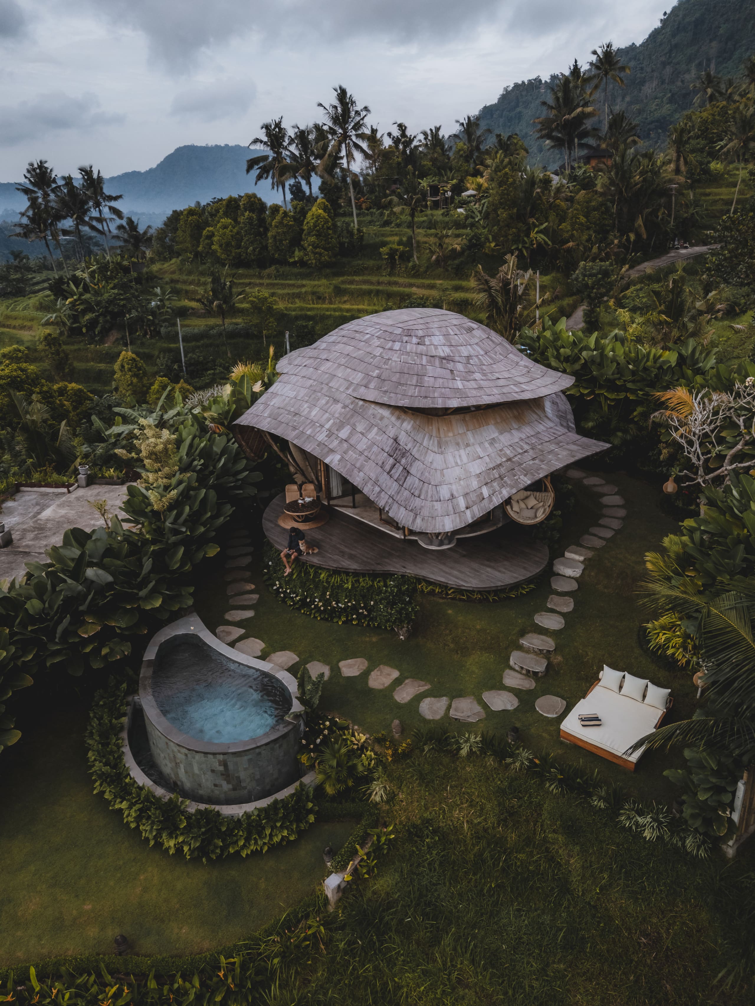 Vishala Bali | Panoramic Bamboo House in Sidemen 35