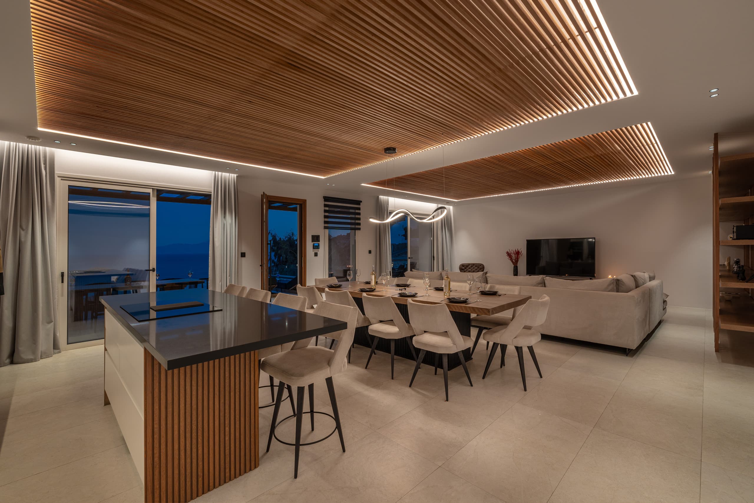 Elit Villa Psarou | Heated Pool & Jacuzzi 28