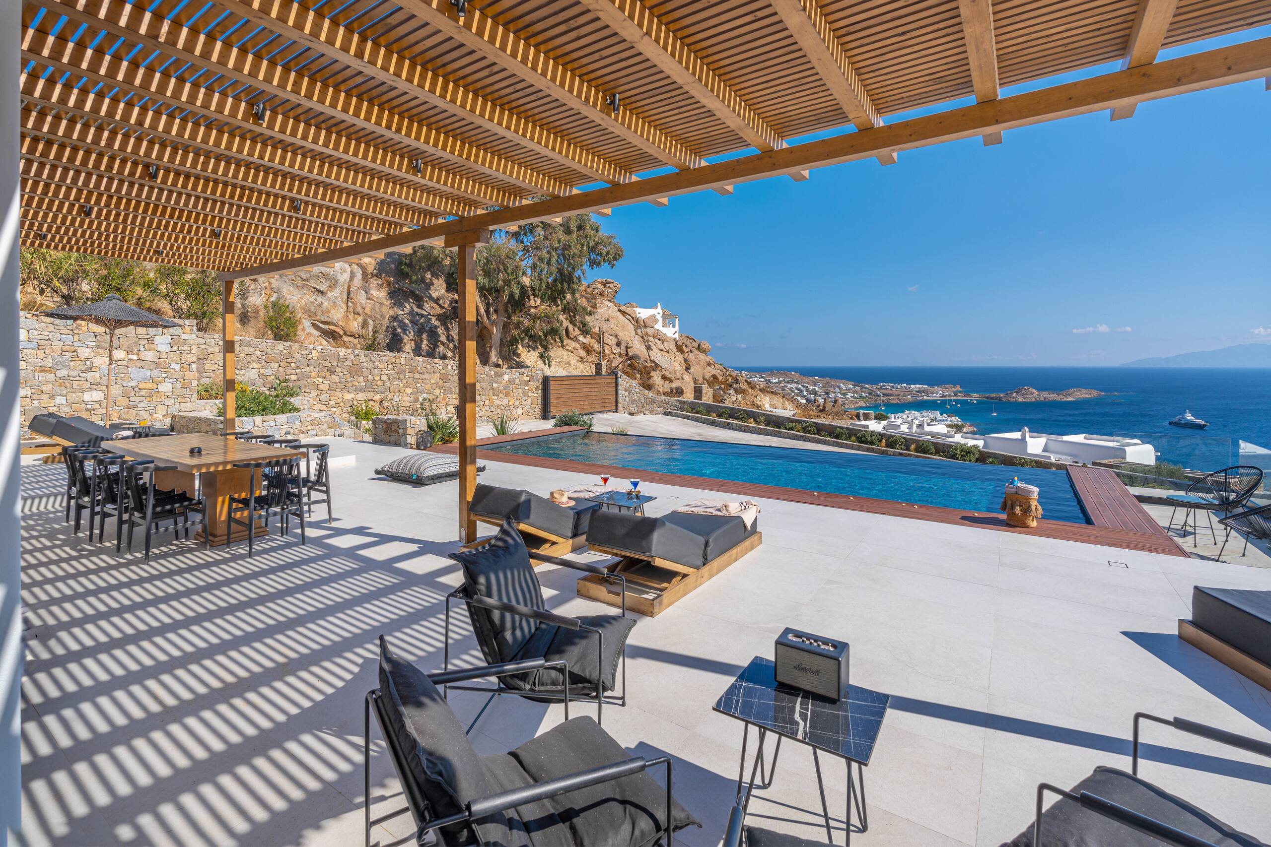Elit Villa Psarou | Heated Pool & Jacuzzi 17