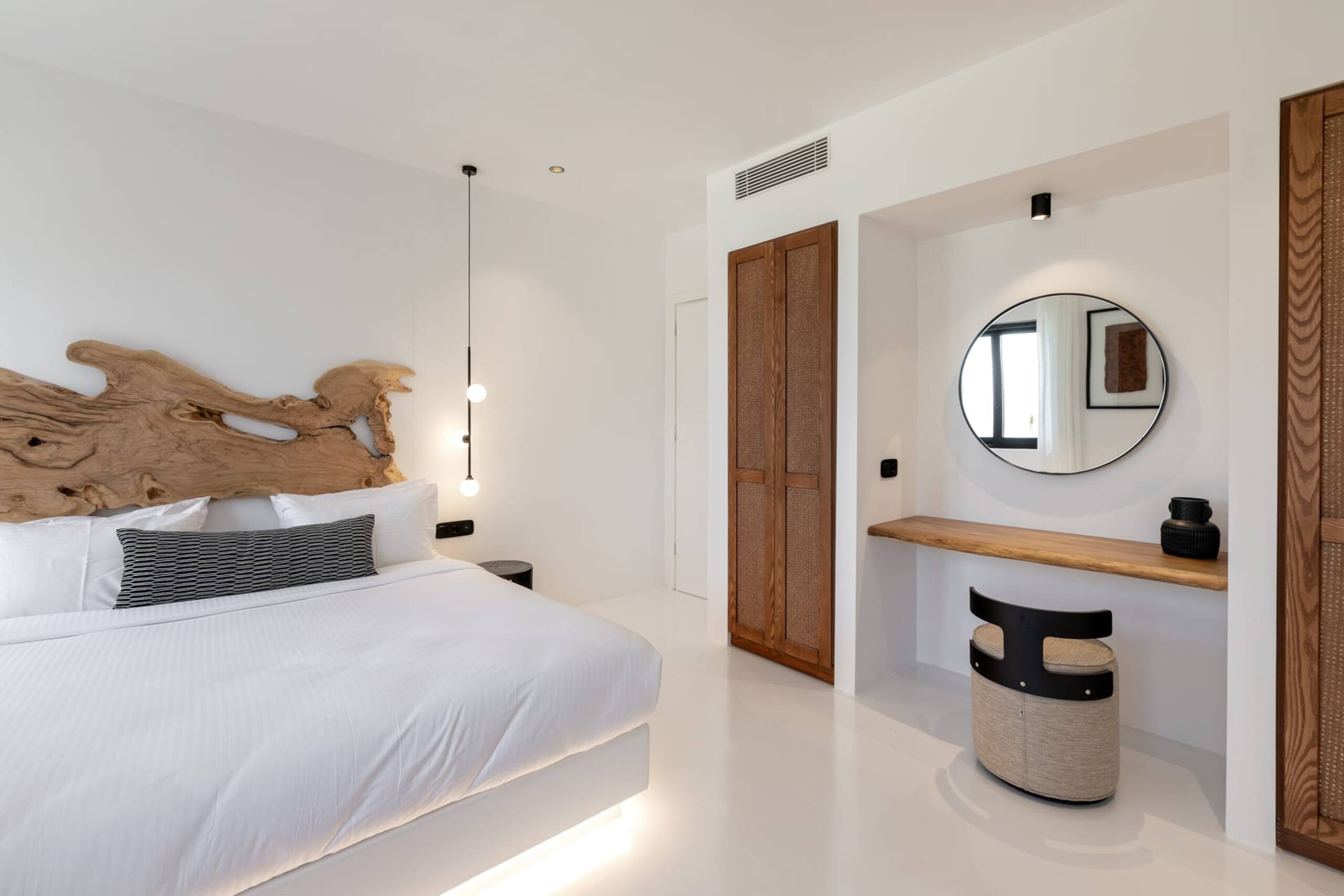 Mykonos Town Black Villa with Cave Heated Pool 35