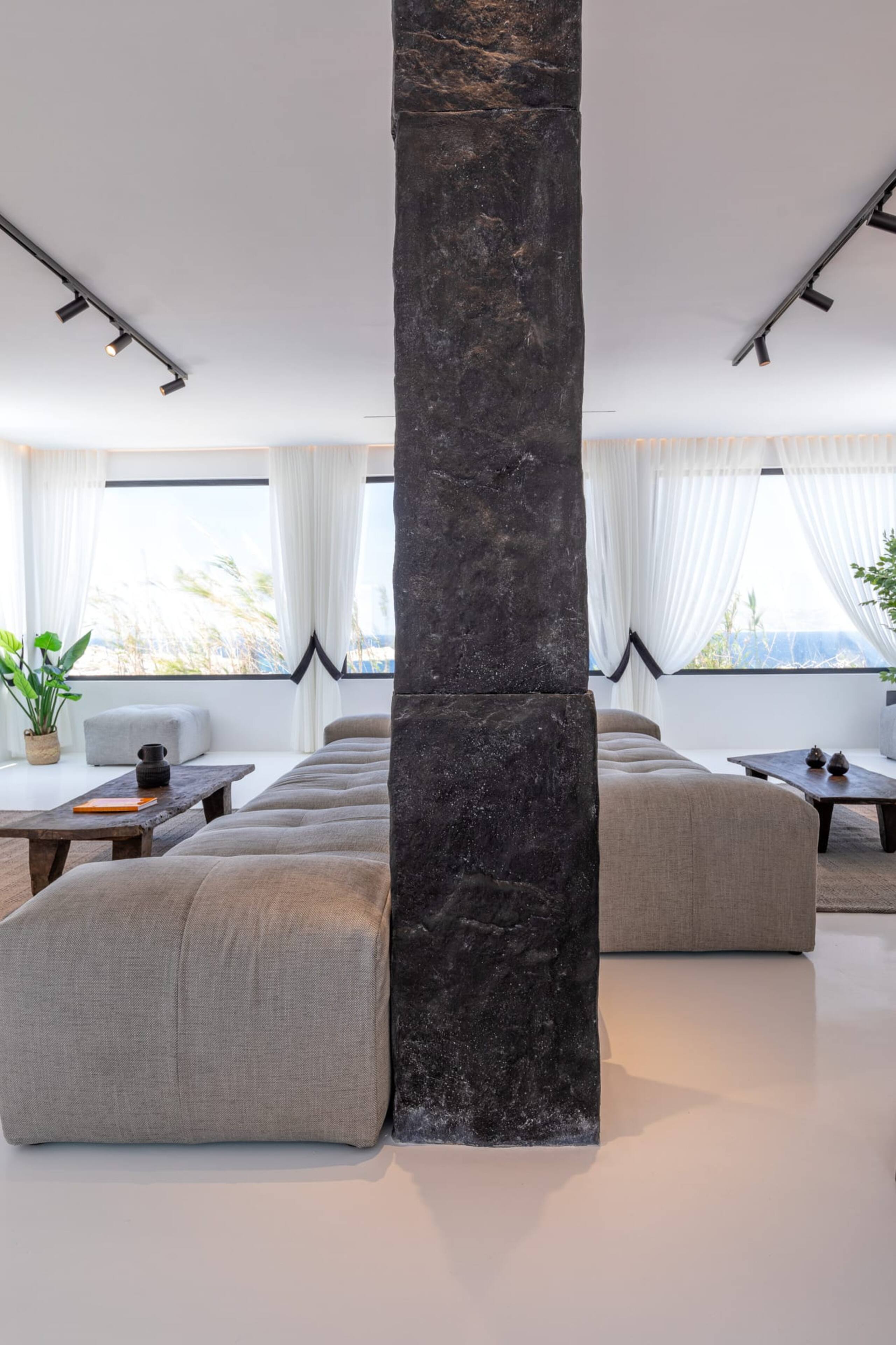 Mykonos Town Black Villa with Cave Heated Pool 30