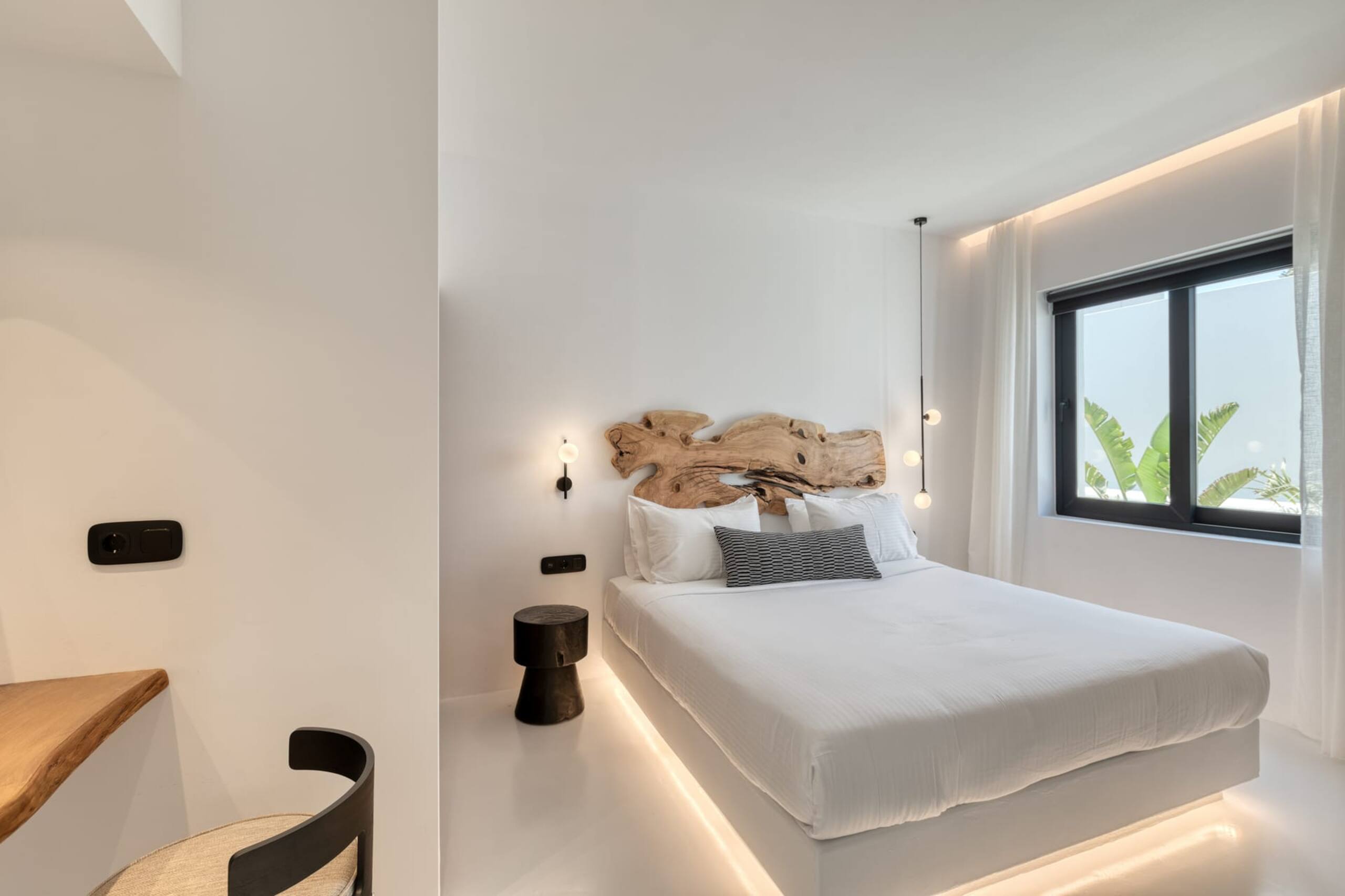 Mykonos Town Black Villa with Cave Heated Pool 36