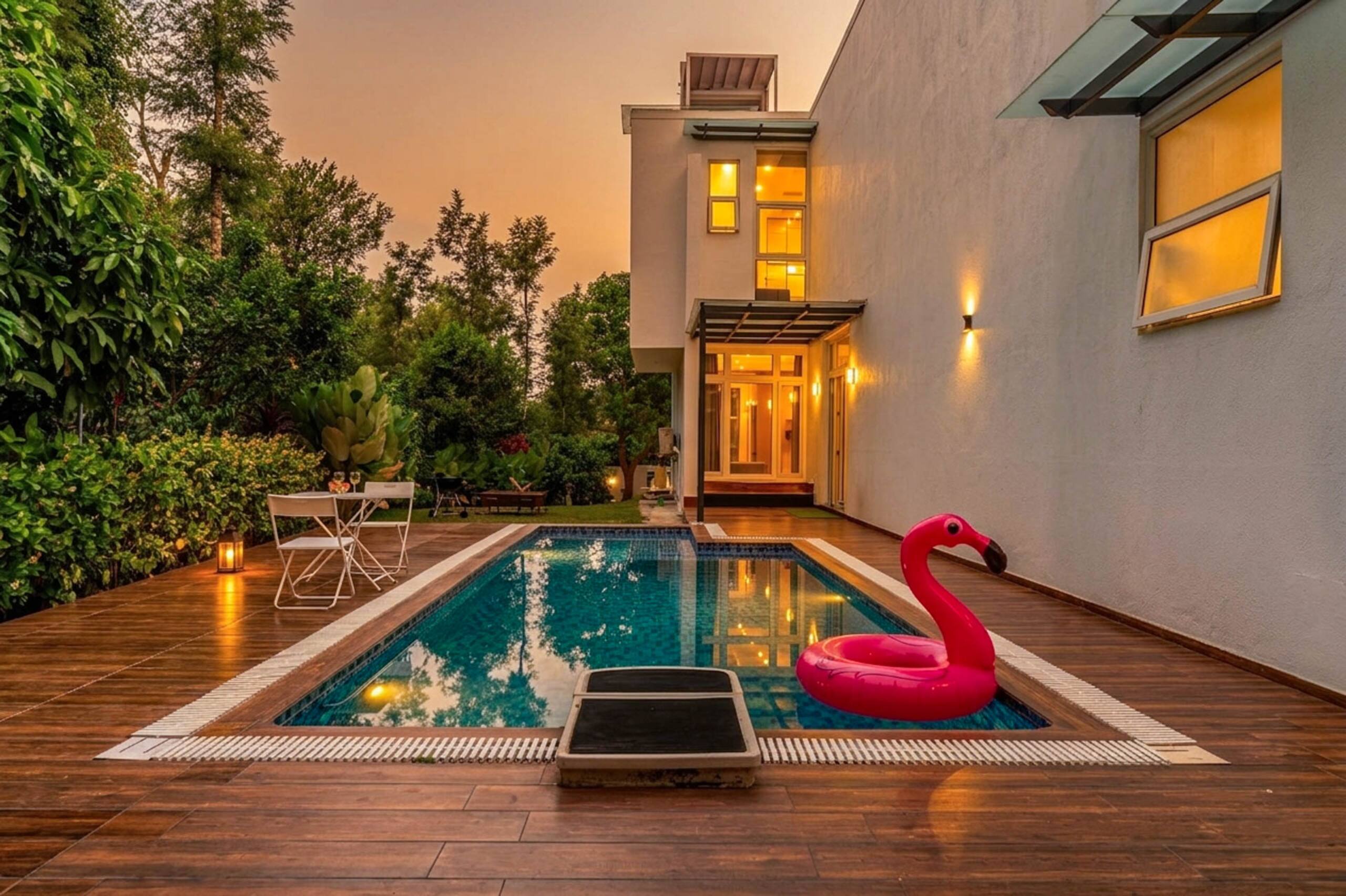 StayVista at Villa Mandimane w/ Bonfire & Pool