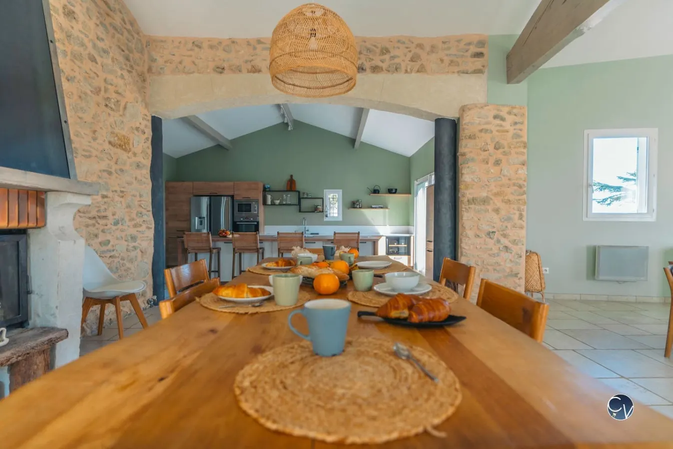 Villa avec piscine et vue imprenable en Ardèche — photo 2