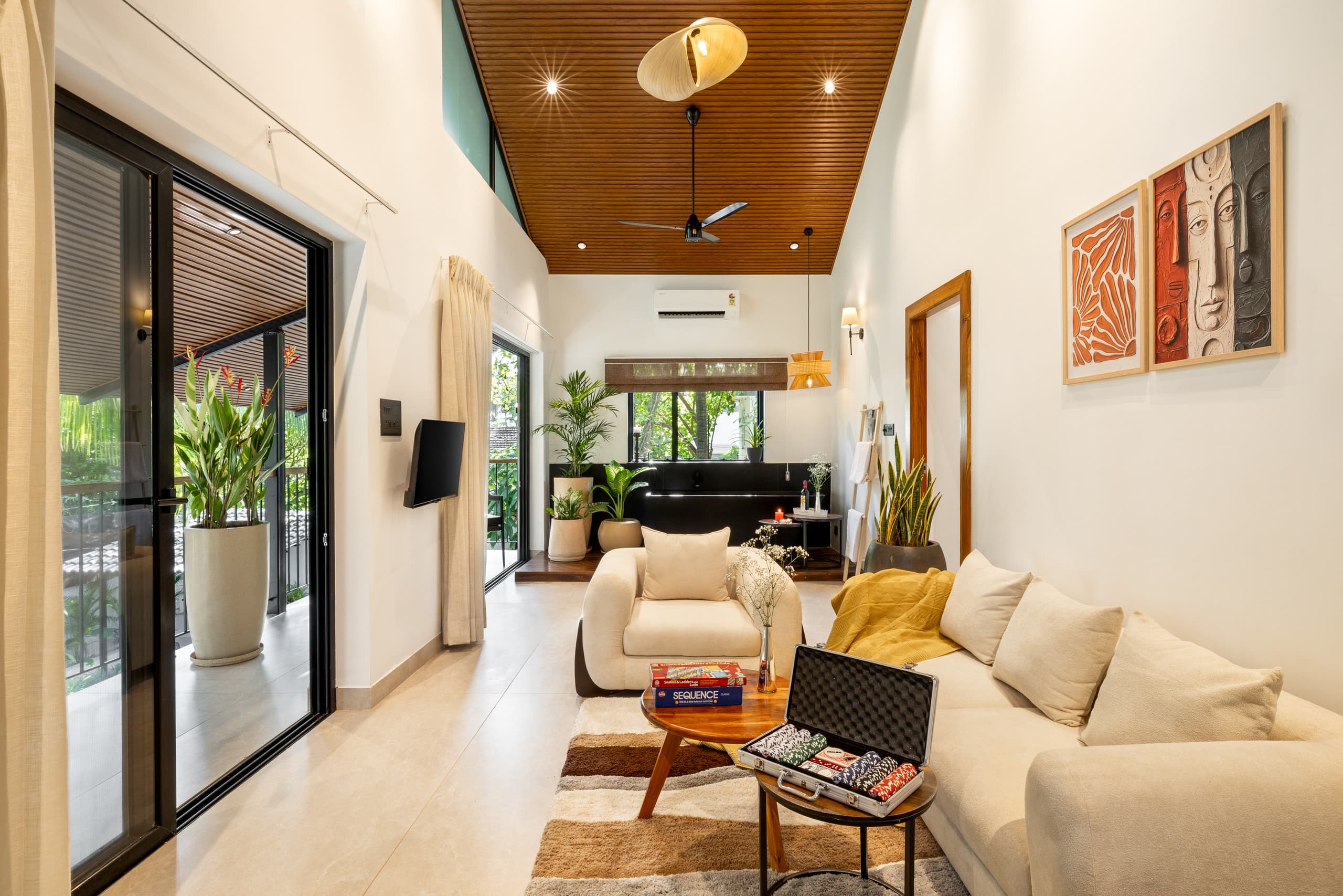 ULU 3BR Pool Villa Snooker 3 min walk Anjuna Beach 11