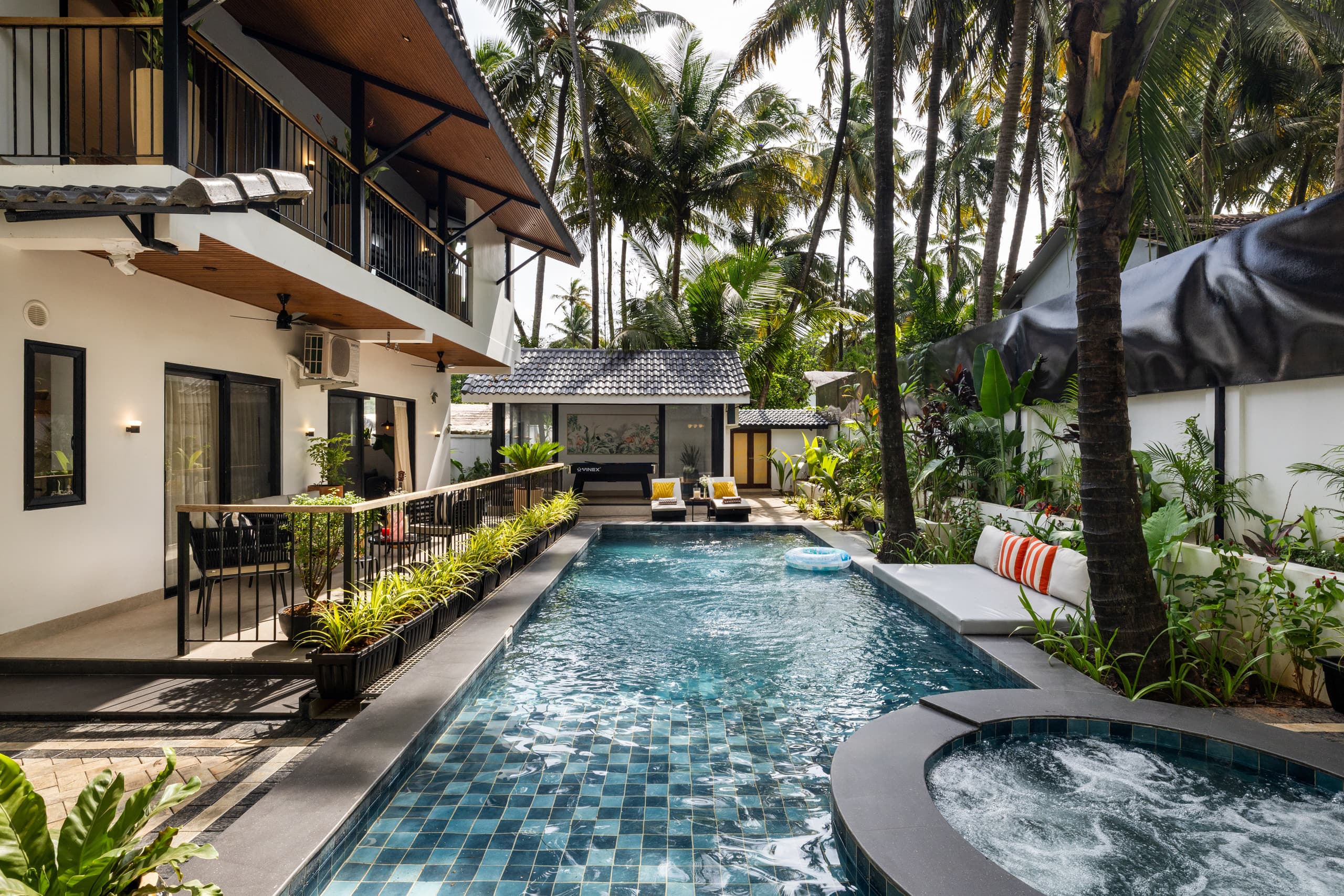 ULU 3BR Pool Villa Snooker 3 min walk Anjuna Beach 40