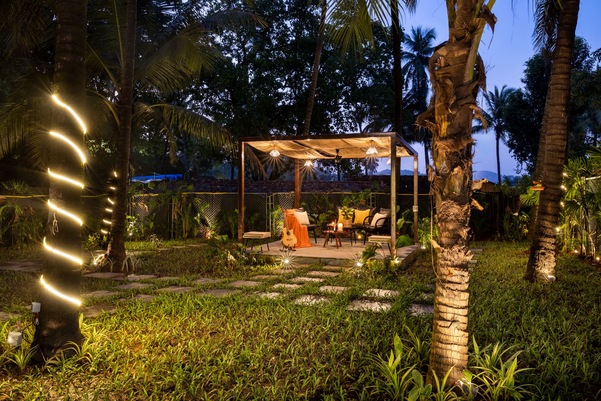 ULU 3BR Pool Villa Snooker 3 min walk Anjuna Beach 32