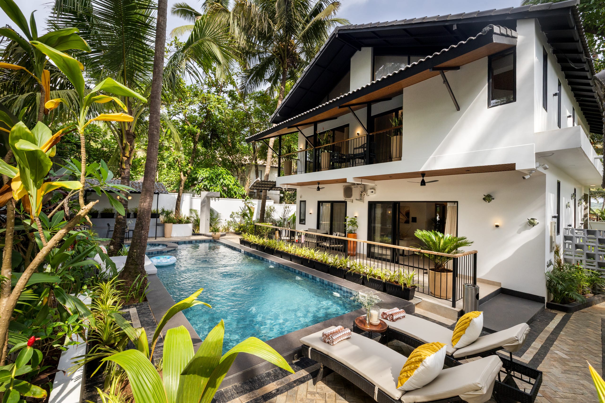 ULU 3BR Pool Villa Snooker 3 min walk Anjuna Beach 3