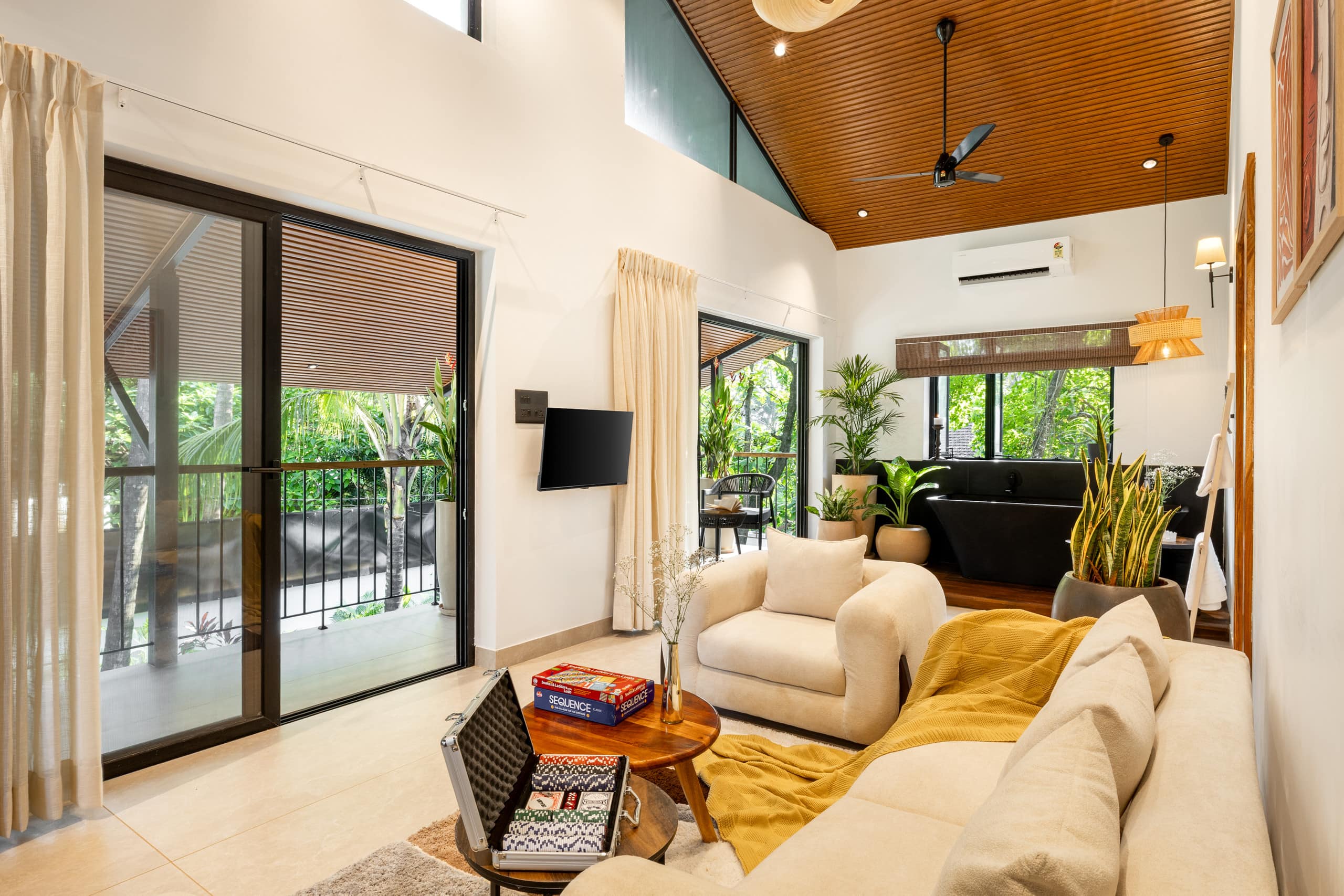 ULU 3BR Pool Villa Snooker 3 min walk Anjuna Beach 9