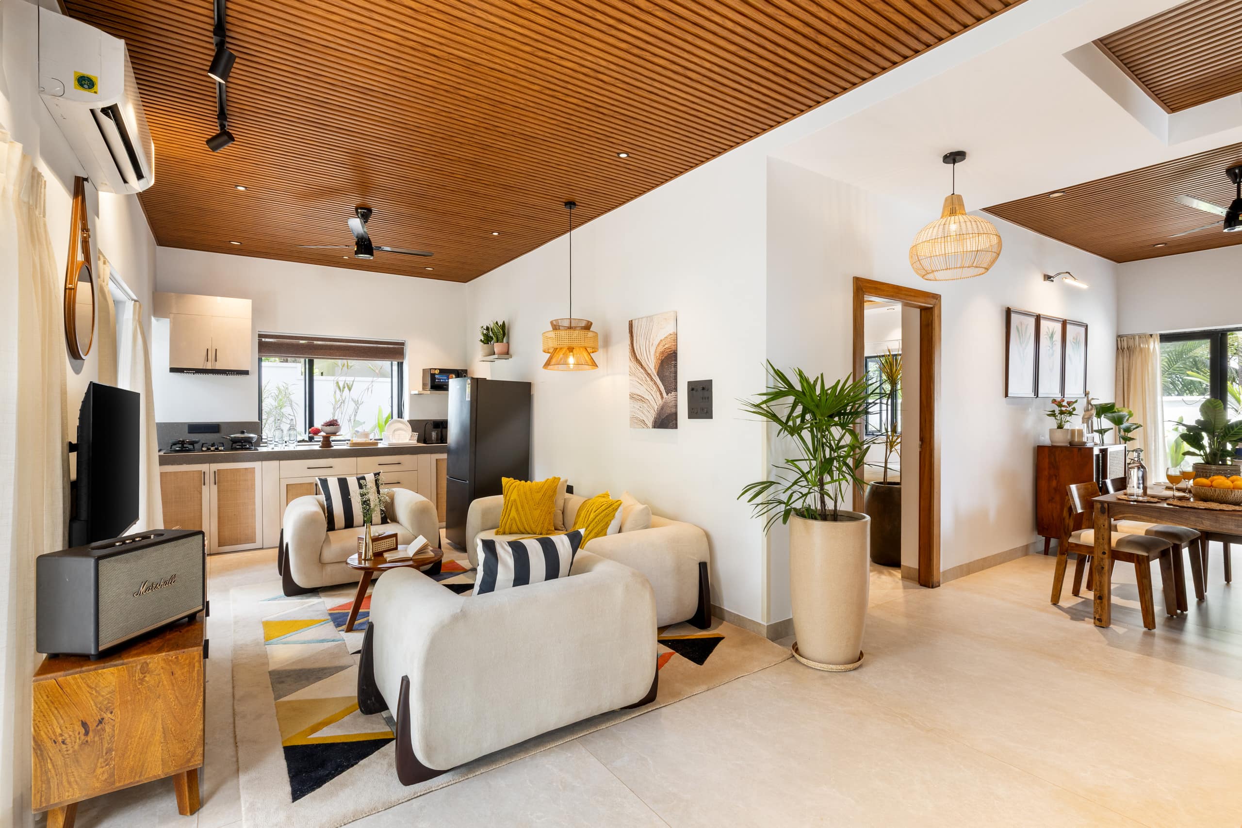 ULU 3BR Pool Villa Snooker 3 min walk Anjuna Beach 17