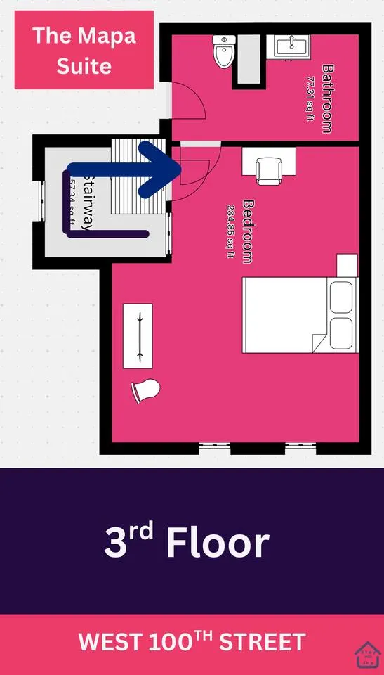Stay with Jay - Mapa Suite Cleveland 10