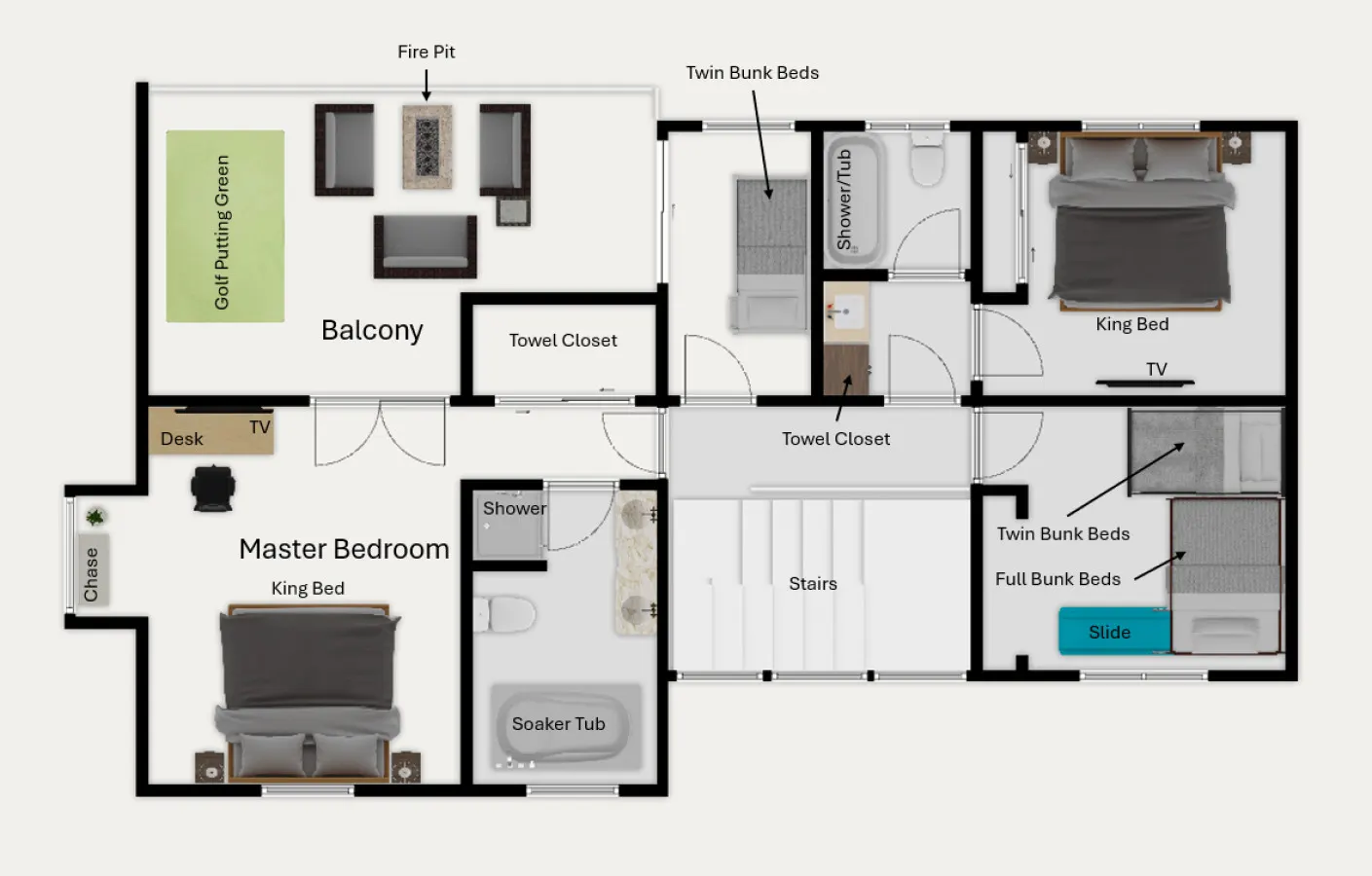 Cliff House, Views, Hot Tub, 4BR, Sleeps 16, Boat Parking, Kayaks, SUPs, Brkfst, Pool Table, Fire Pit, Golf, Air Hockey 7
