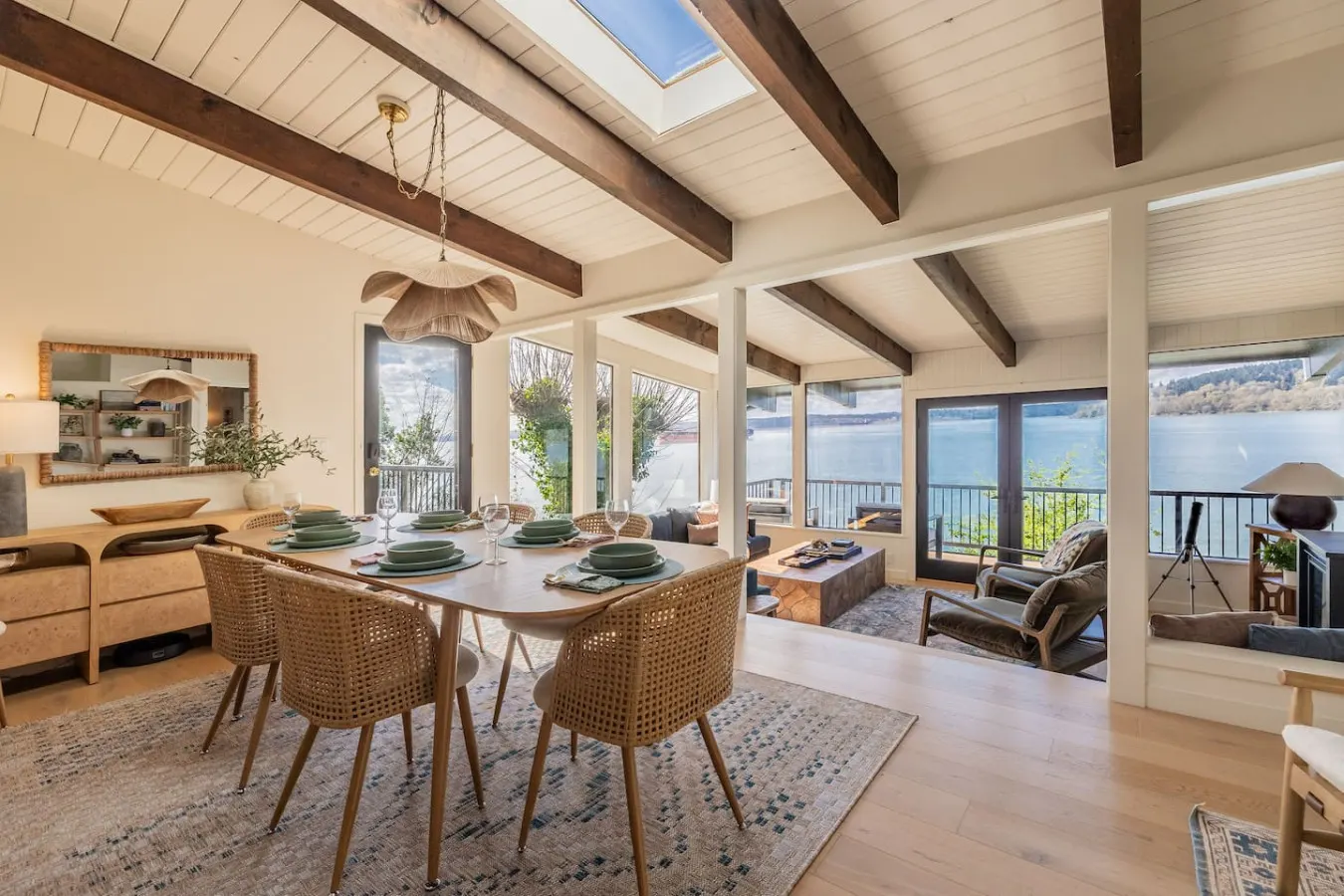 Manzanita Beach House | 75ft Waterfront Views, Beach Access & Fire Pit — photo 4