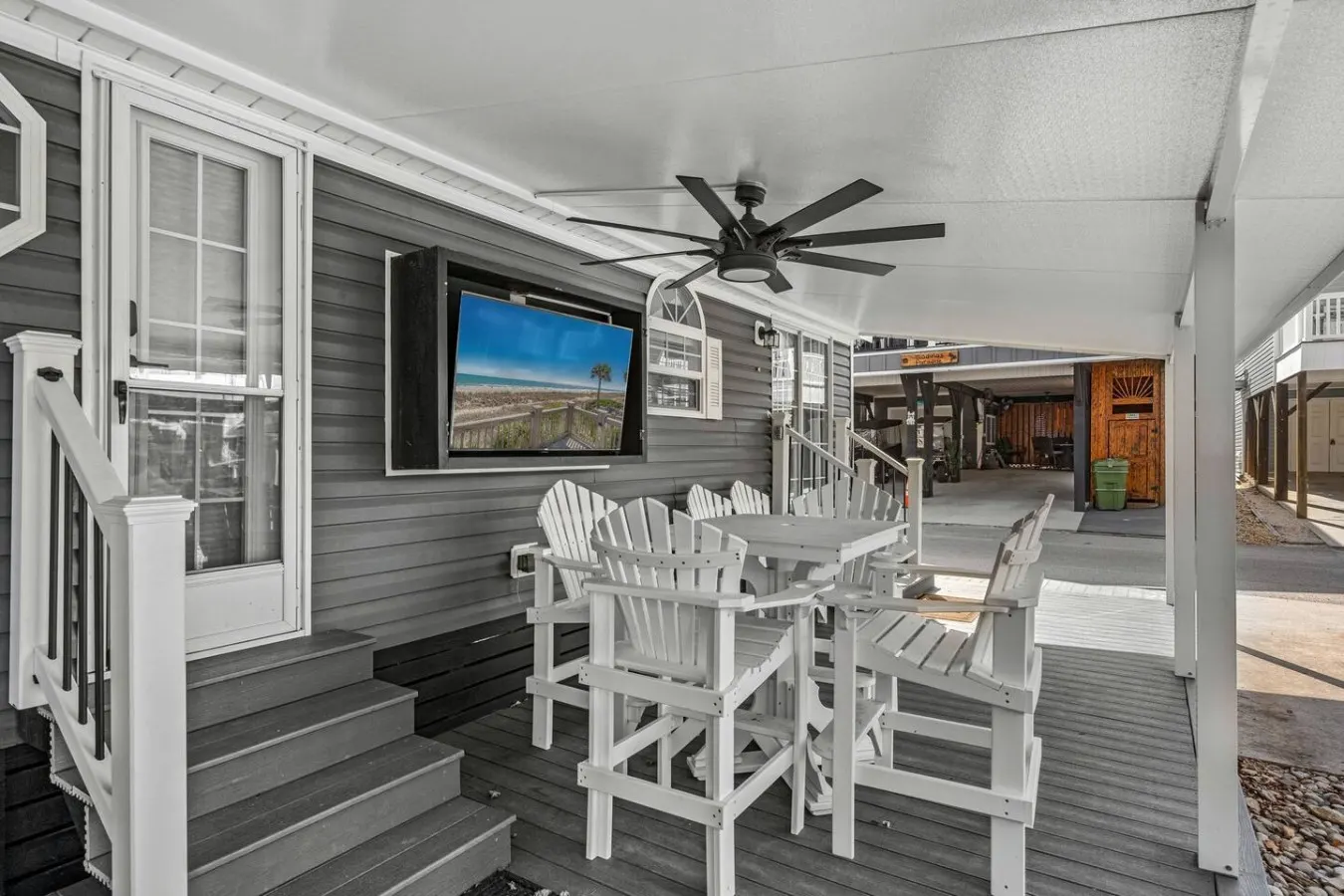 Ocean Lakes Getaway Beach Access & Outdoor TV 2