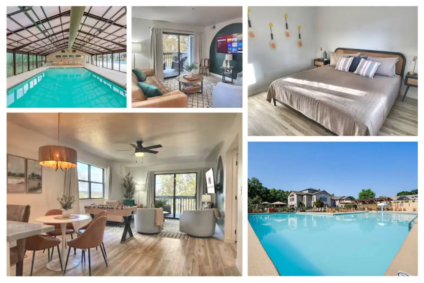 Indoor Pool/Bunk/2 King/Arcade/Foosball/Hot tub! - Apartment
